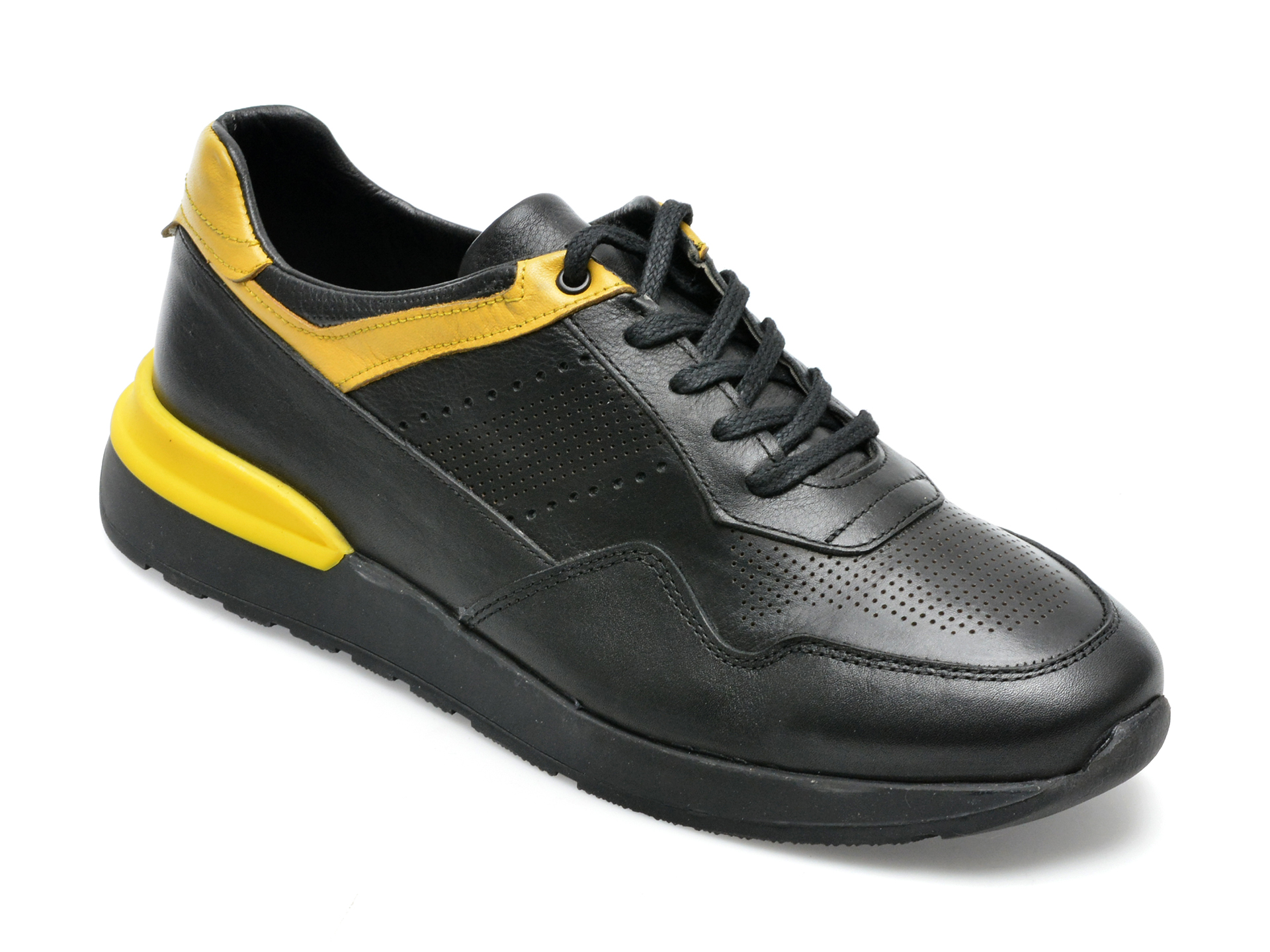 Pantofi sport GRYXX negri, M6039, din piele naturala Gryxx imagine noua 2022