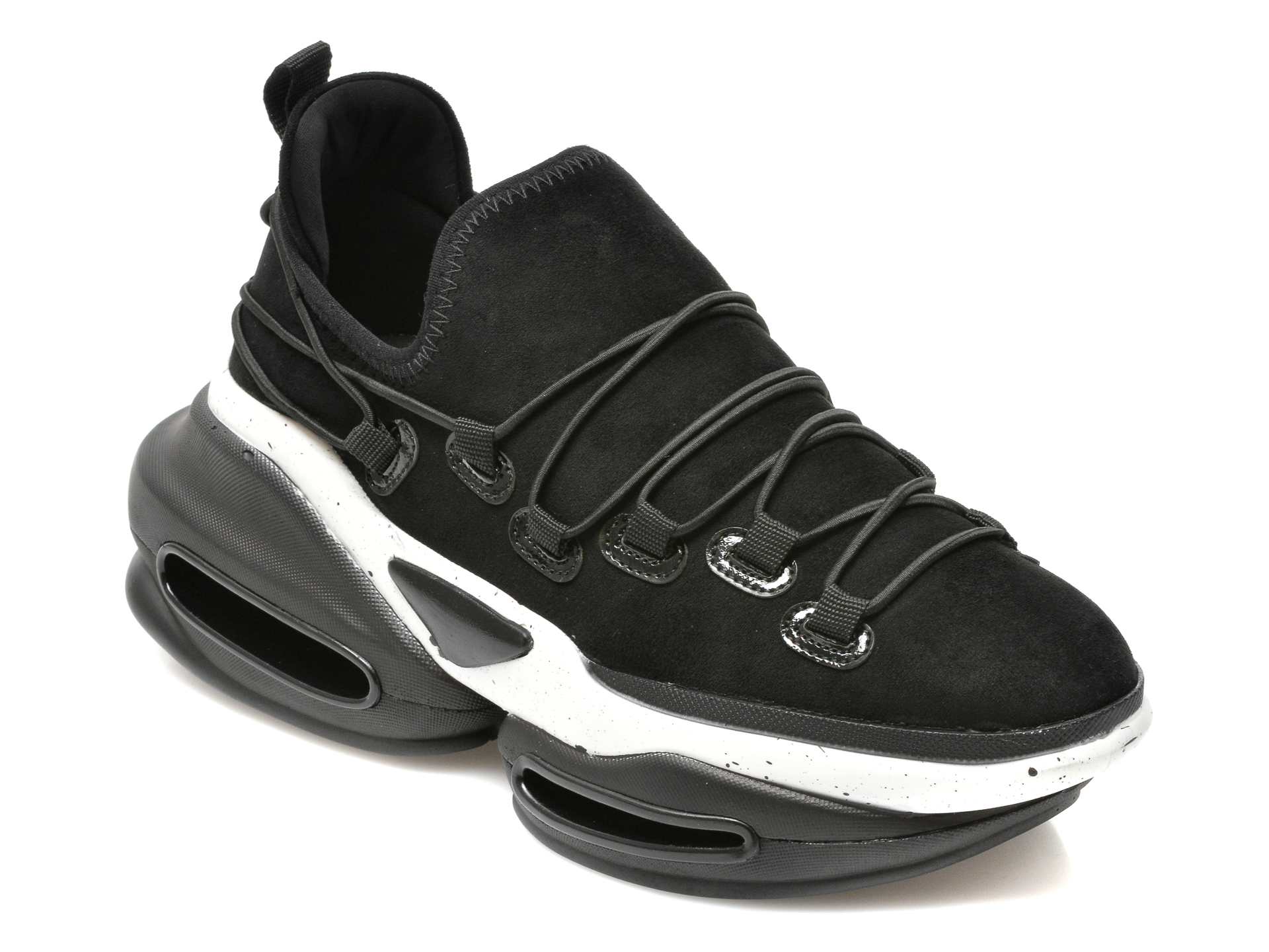 Pantofi sport GRYXX negri, MO1617, din material textil otter.ro imagine noua 2022