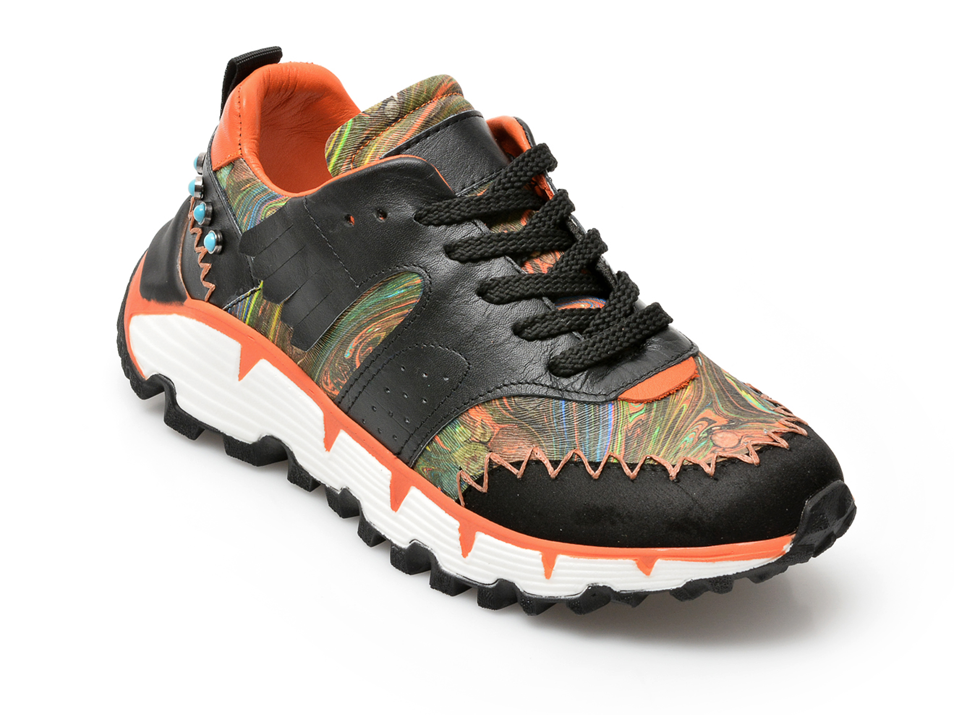Pantofi sport GRYXX negri, MO1781, din piele naturala Gryxx