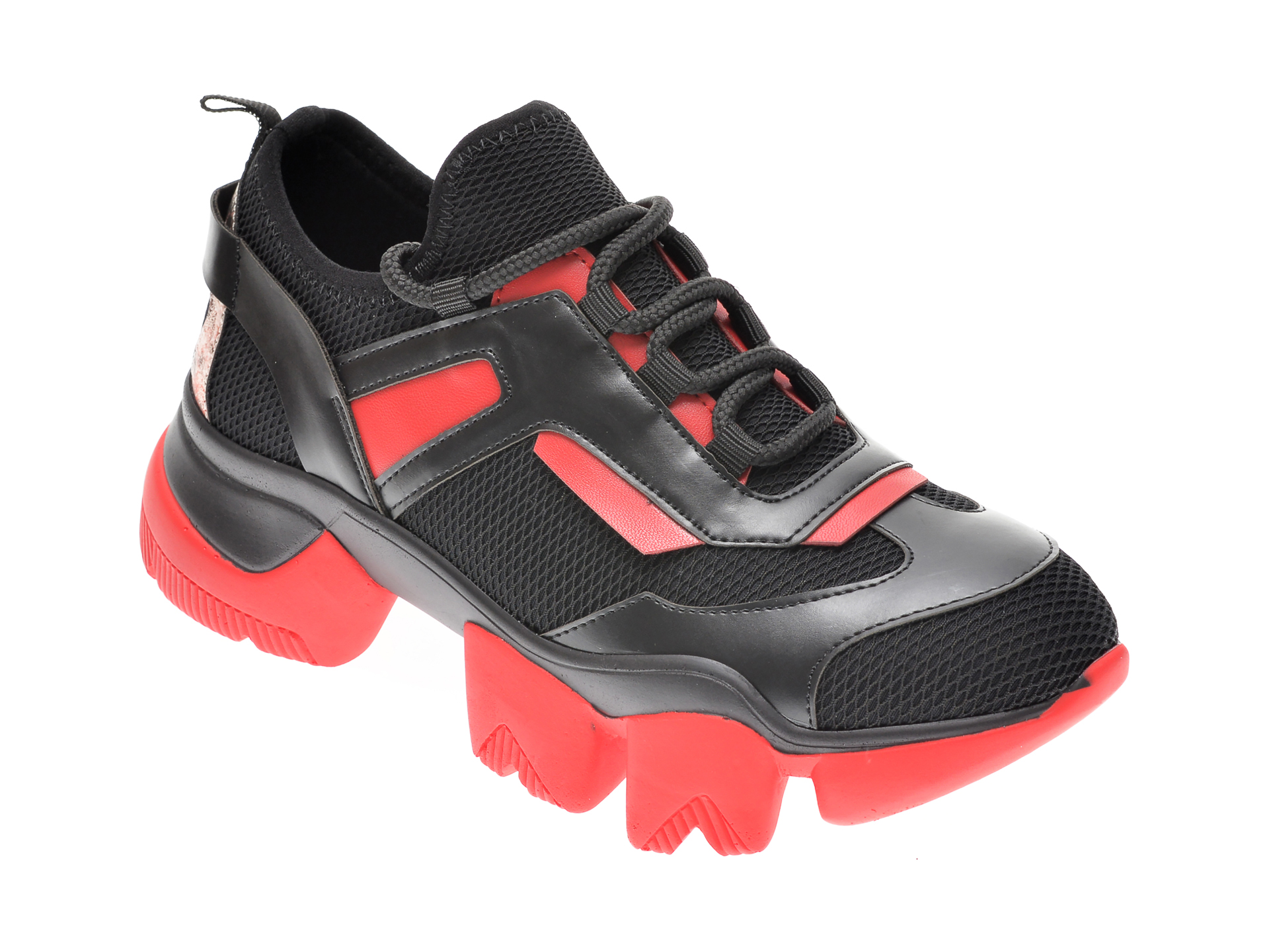 Pantofi sport GRYXX negri, MO9953, din piele ecologica