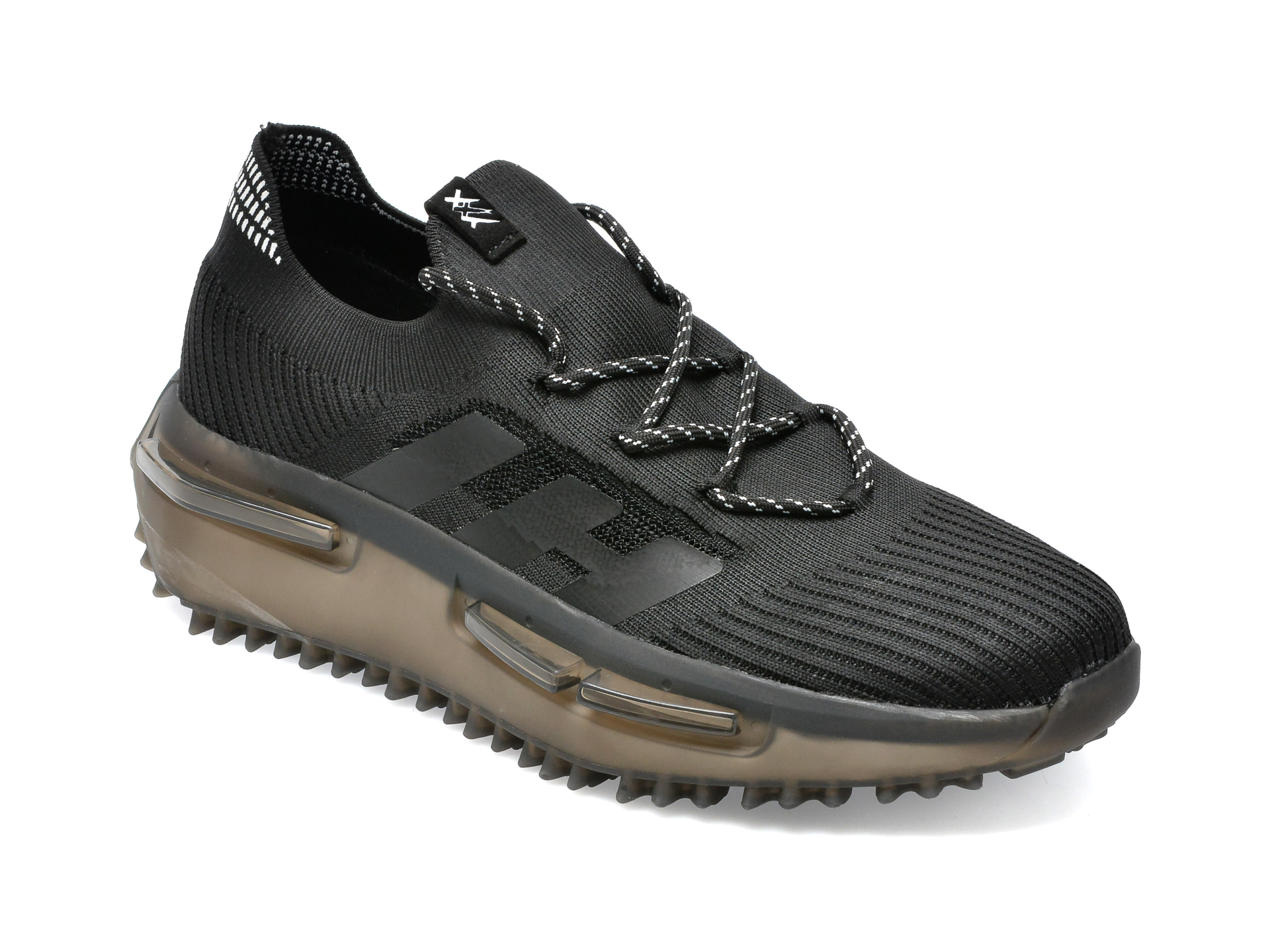 Pantofi sport GRYXX negri, NMD19, din material textil /barbati/pantofi imagine noua