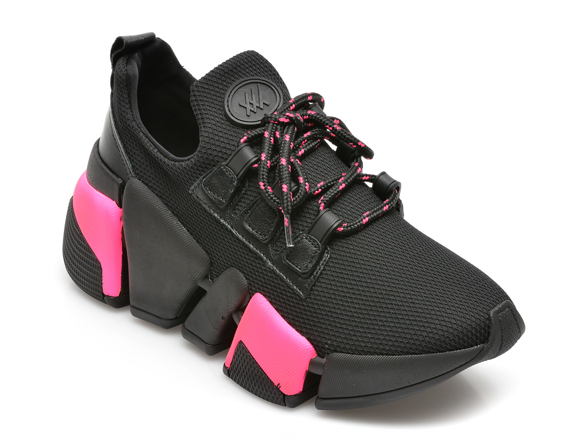 Pantofi sport GRYXX negri, P142, din material textil /femei/pantofi