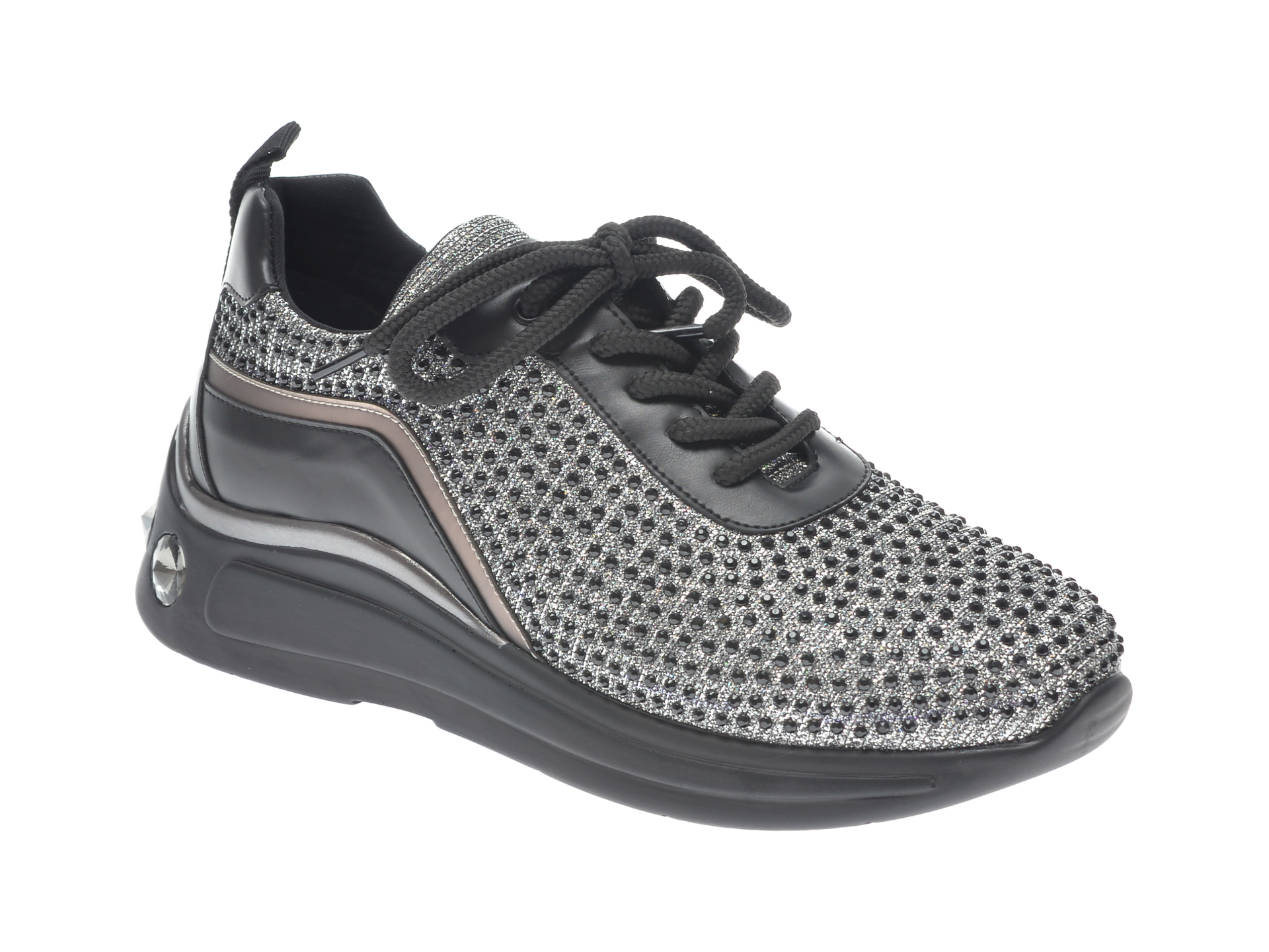 Pantofi sport GRYXX negri, P456, din material textil