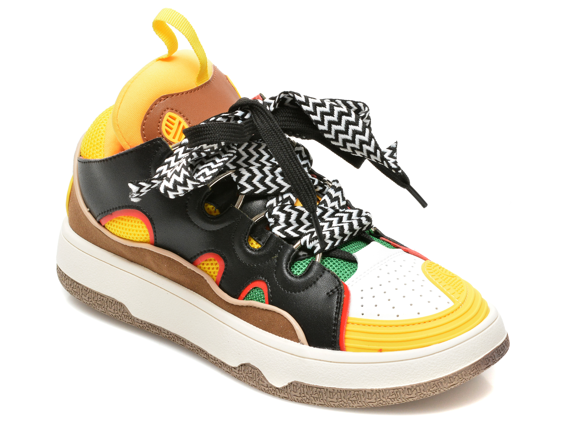 Pantofi sport GRYXX negri, Q2153, din material textil si piele naturala Gryxx