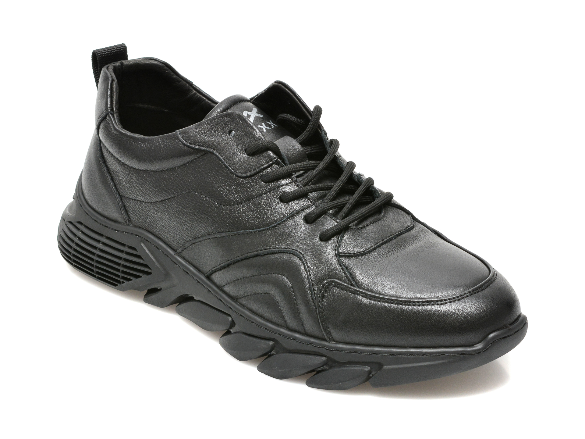 Pantofi sport GRYXX negri, W20091, din piele naturala Gryxx imagine noua