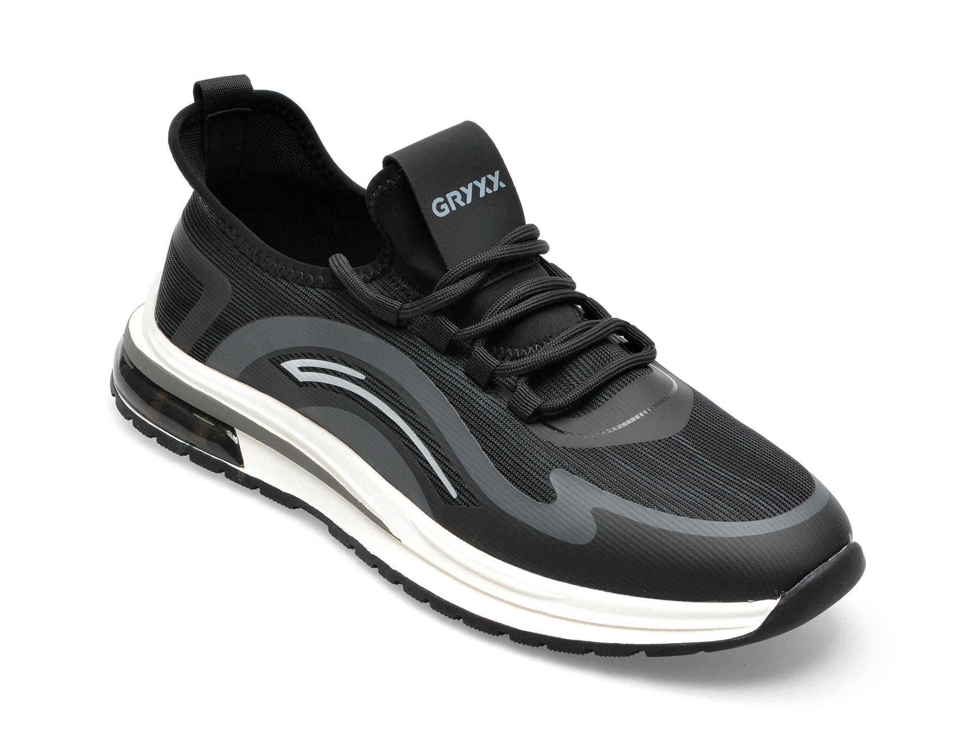 Pantofi sport GRYXX negri, X600016, din material textil Gryxx