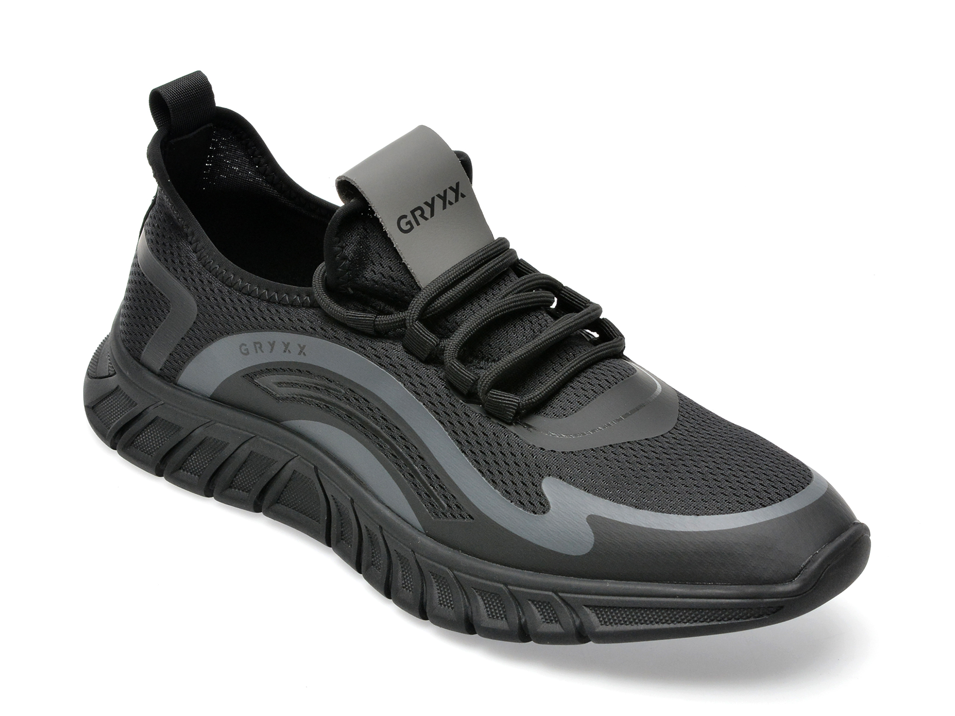 Pantofi sport GRYXX negri, X600017, din material textil /barbati/pantofi