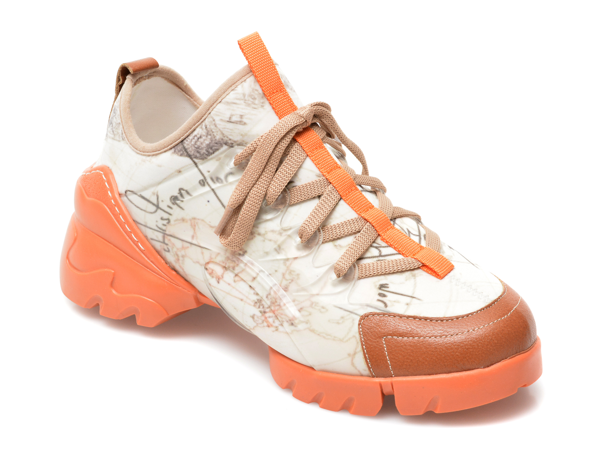 Pantofi sport GRYXX portocalii, MO1333, din material textil Gryxx Gryxx