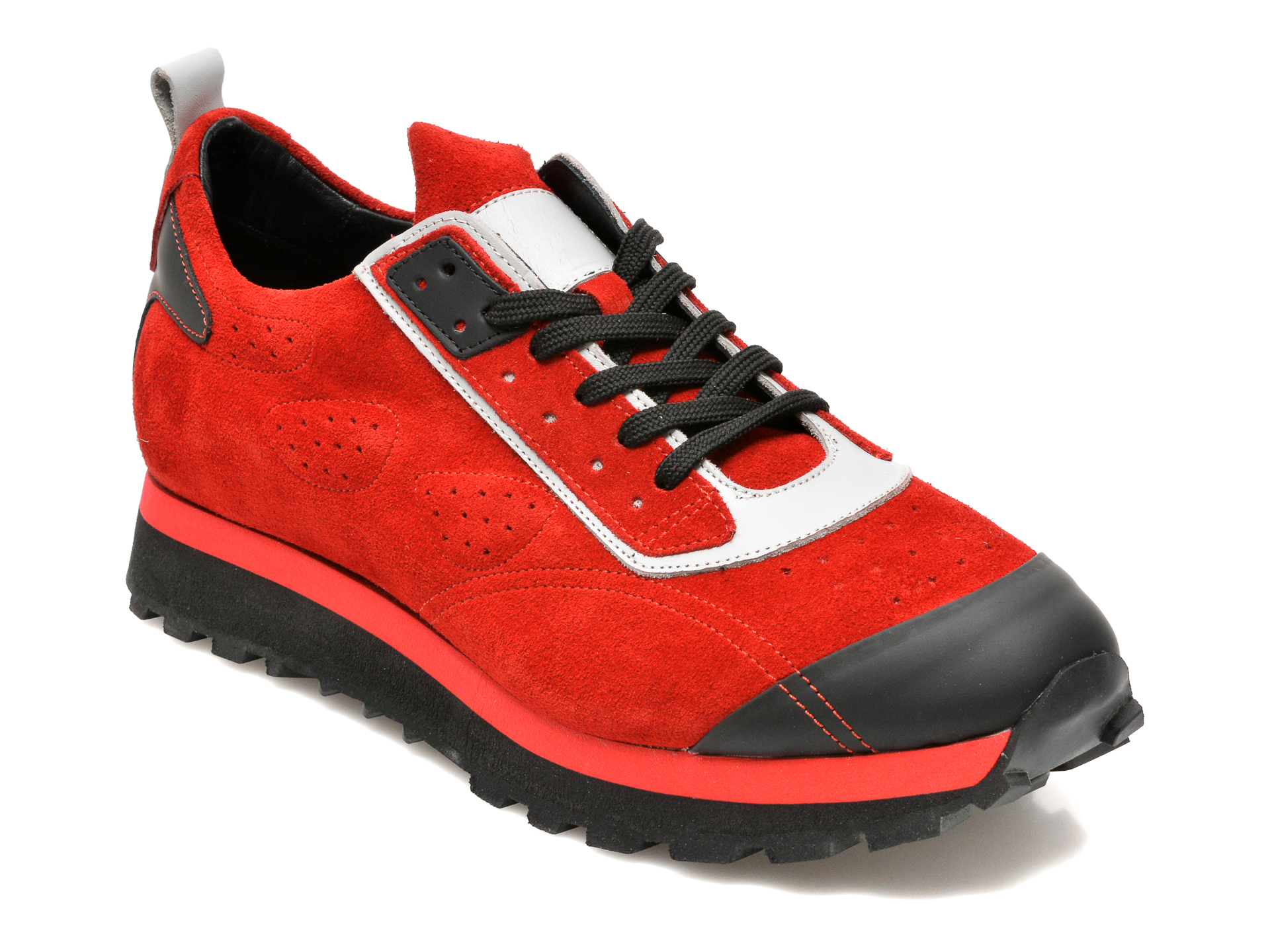 Pantofi sport GRYXX rosii, 254466, din piele intoarsa Gryxx