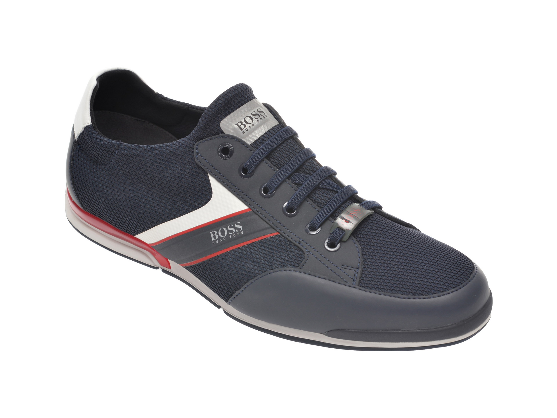Pantofi sport HUGO BOSS bleumarin, 8244, din material textil si piele ecologica