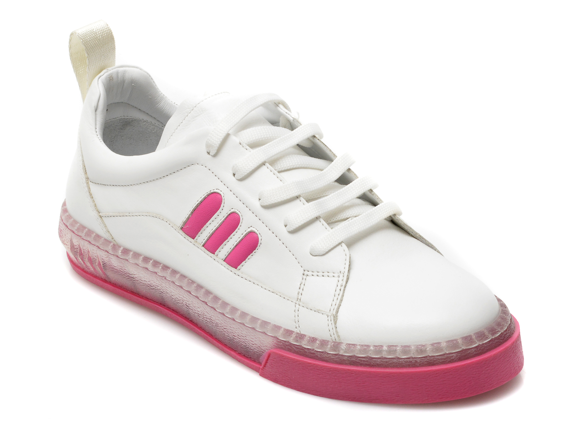 Pantofi sport ILVI albi, 164, din piele naturala /femei/pantofi