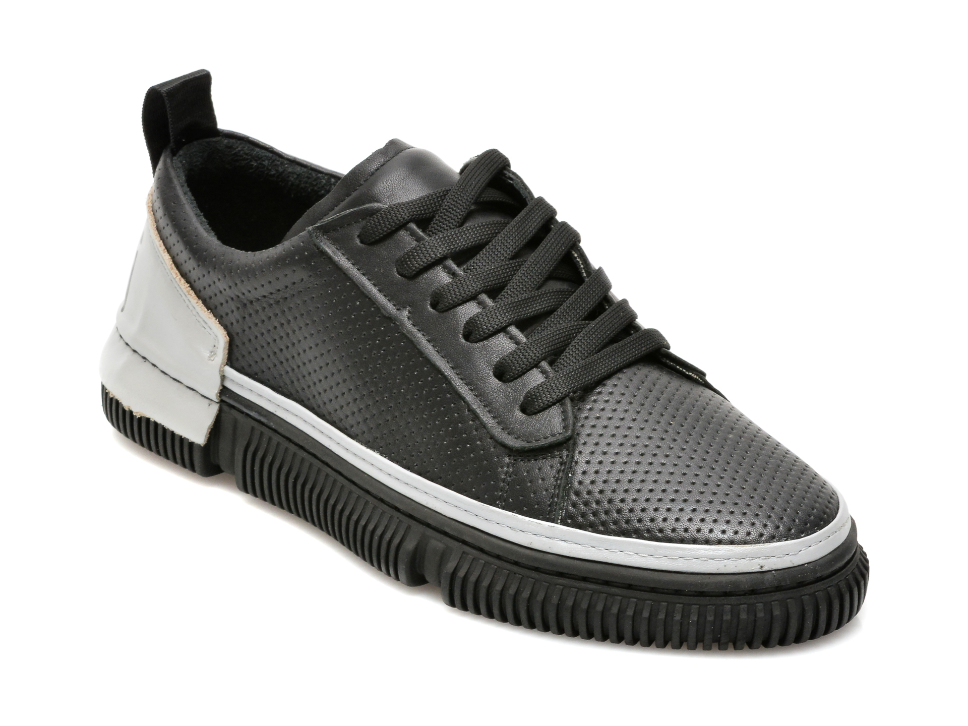 Pantofi sport ILVI negri, 151, din piele naturala /femei/pantofi imagine noua