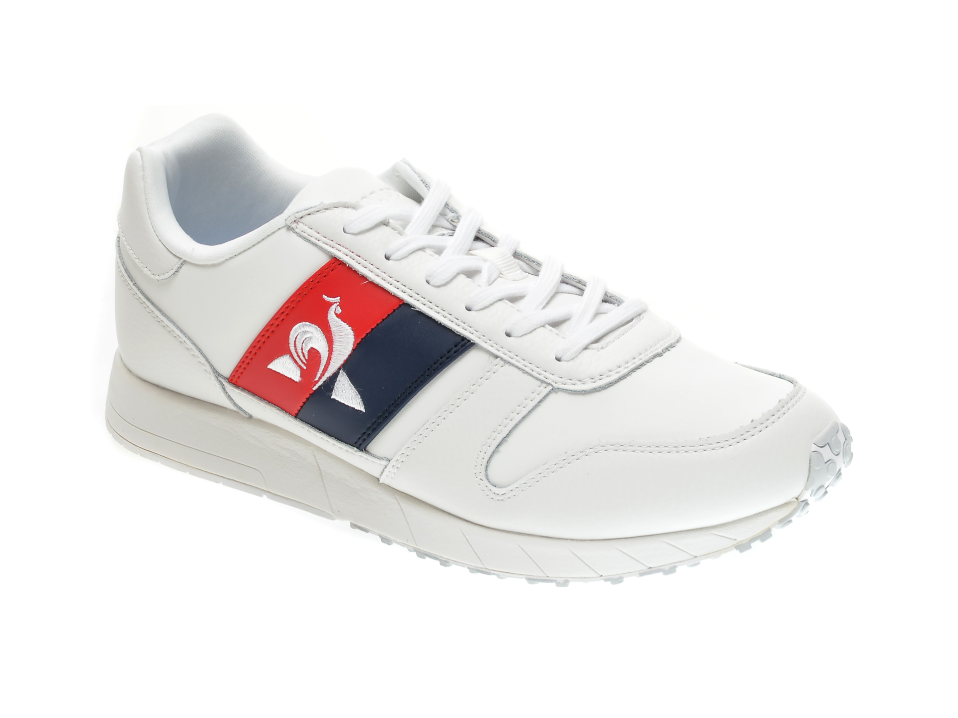 Pantofi sport LE COQ SPORTIF albi, 2020175, din piele naturala New