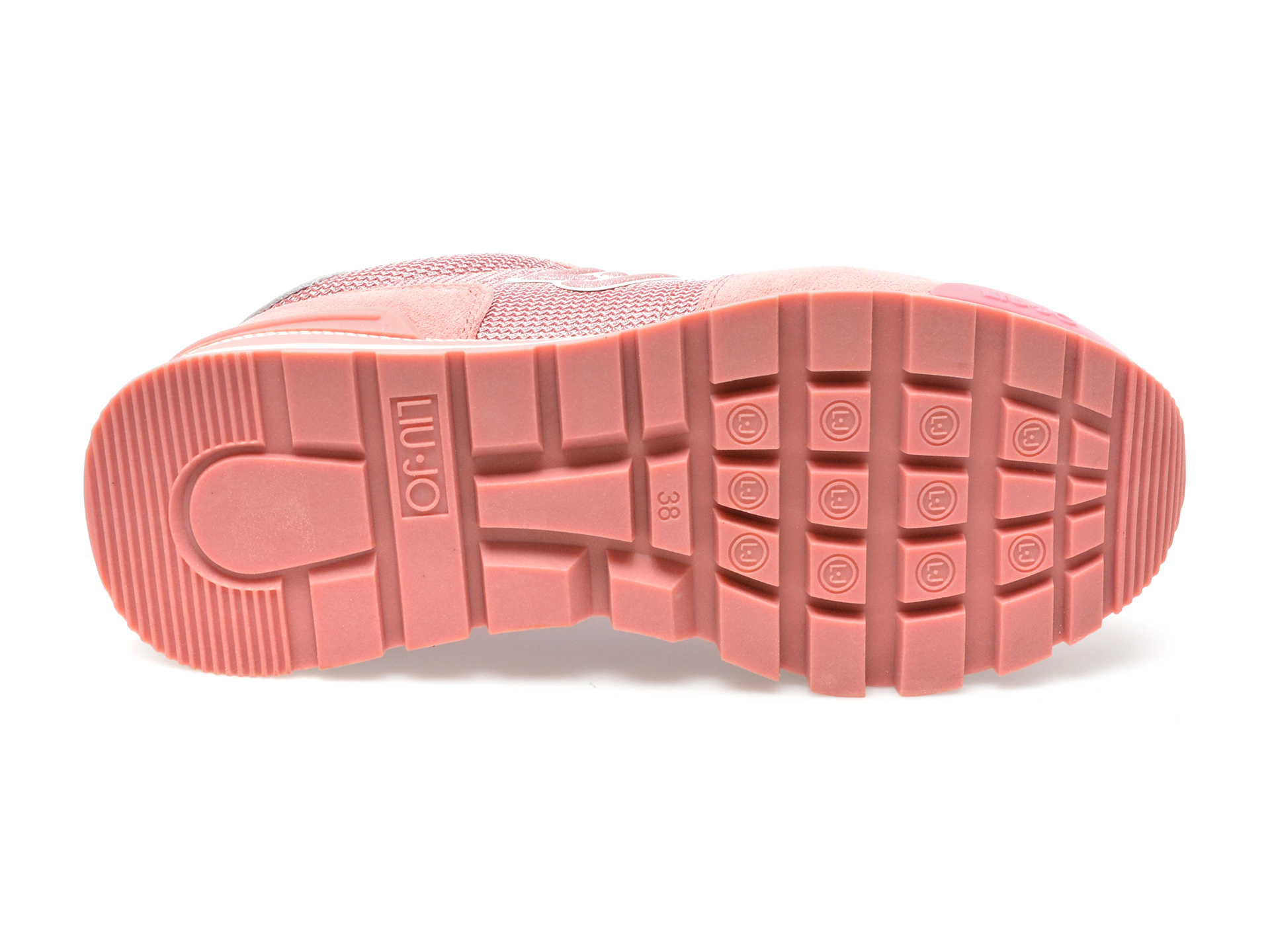 Pantofi sport LIU JO roz, AMAZI16, din material textil si piele intoarsa