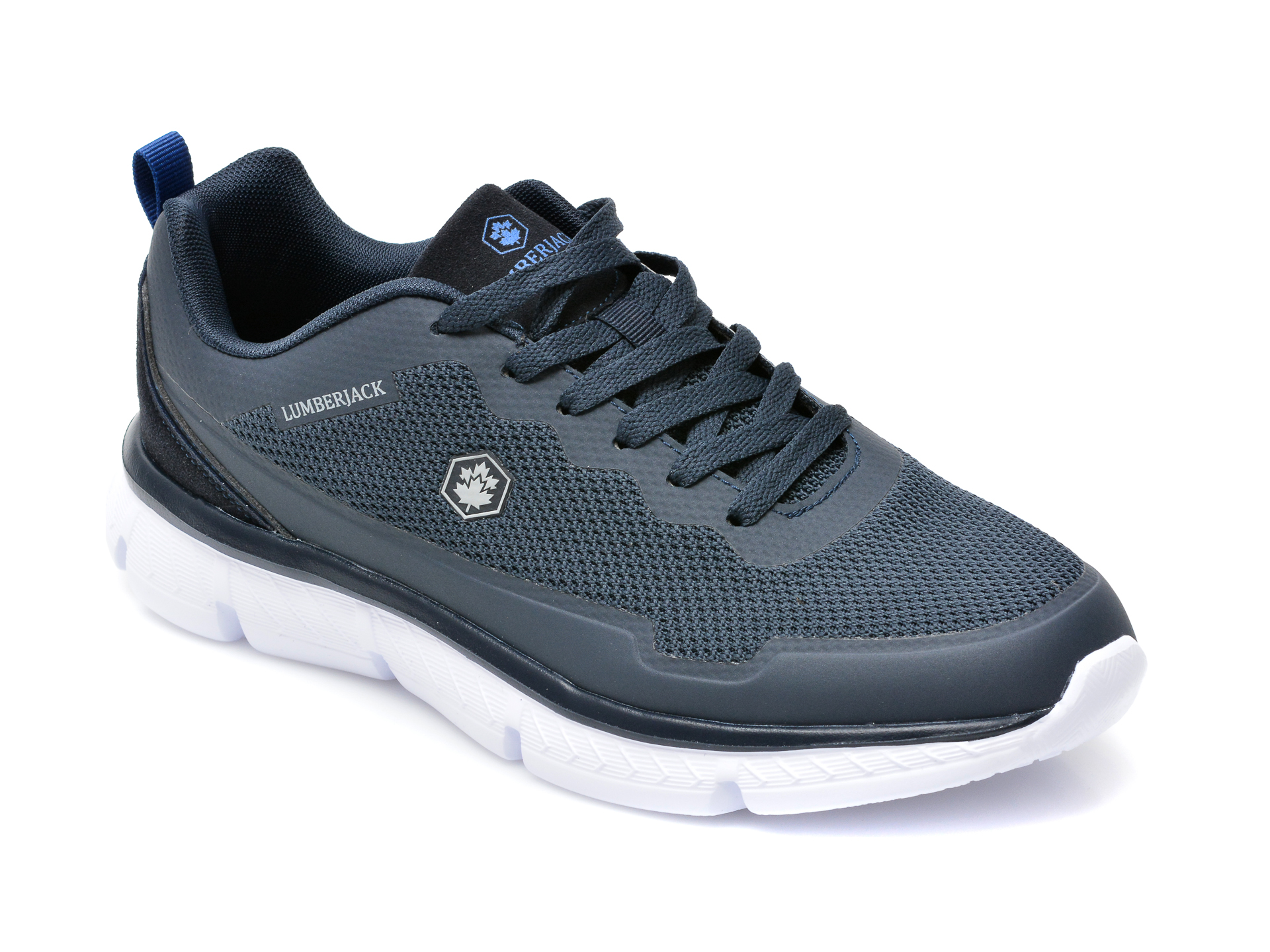Pantofi sport LUMBERJACK bleumarin, A971002, din material textil si piele ecologica imagine Black Friday 2021
