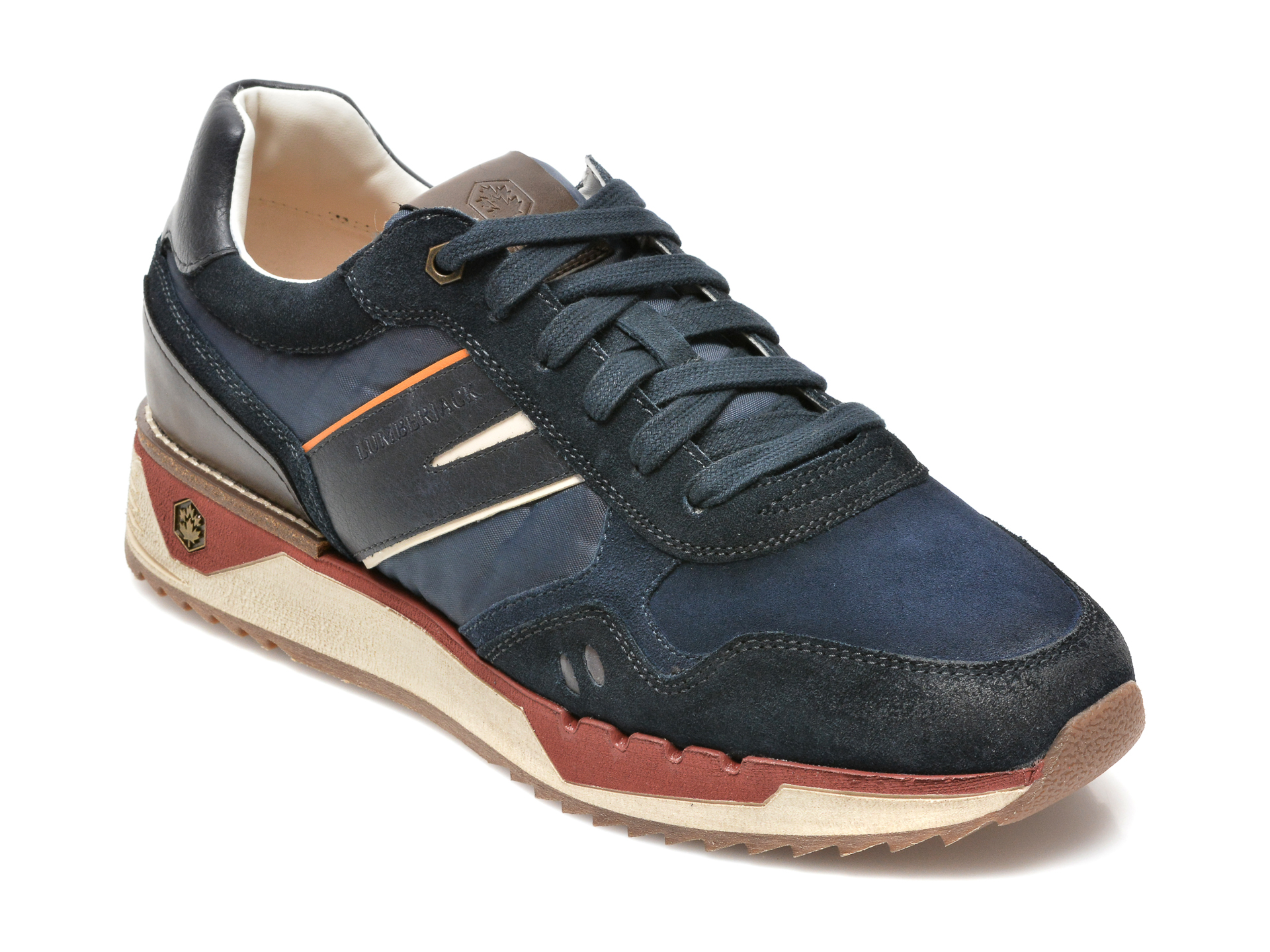 Pantofi sport LUMBERJACK bleumarin, C101001, din material textil si piele naturala Lumberjack imagine super redus 2022