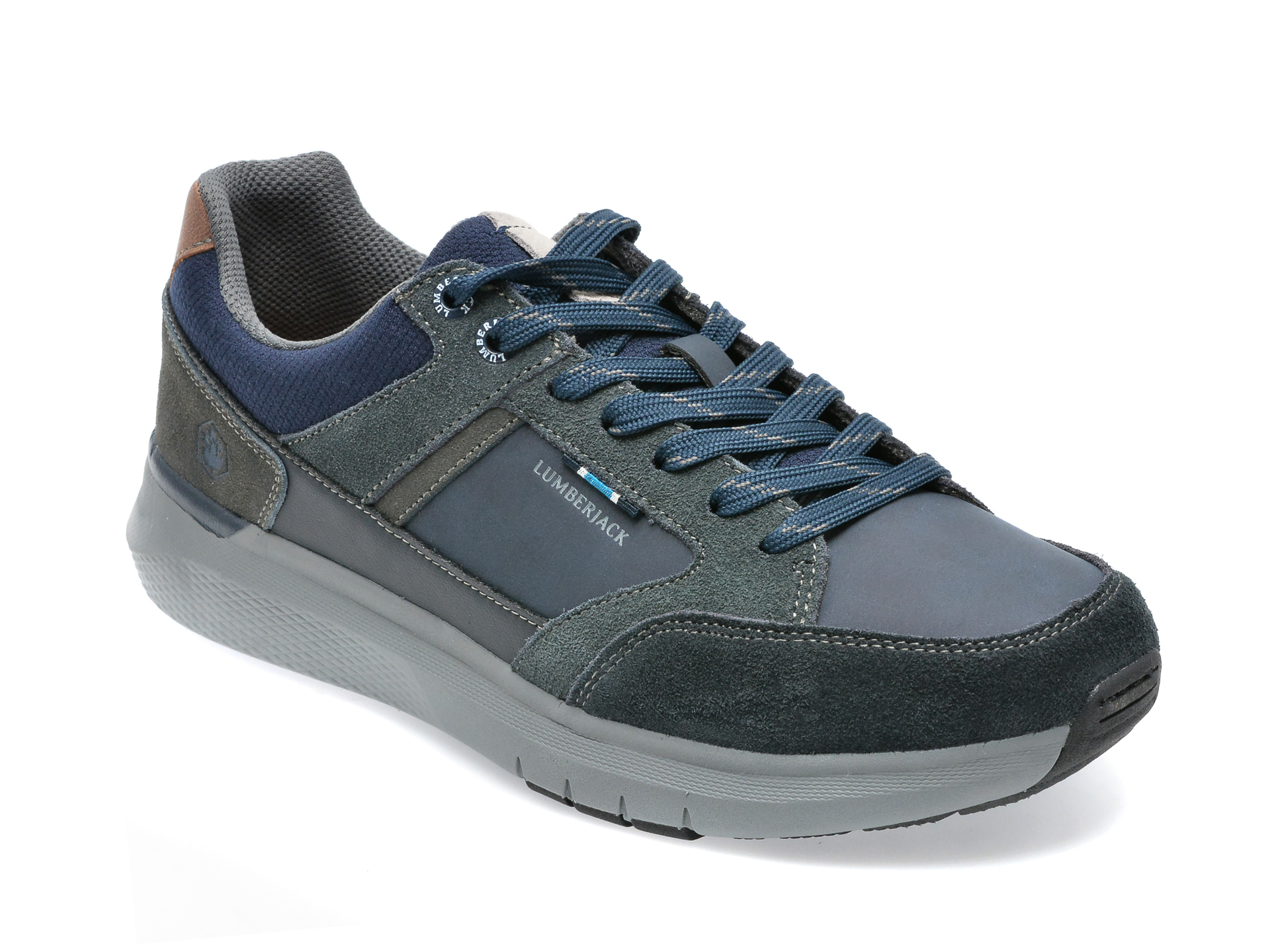 Pantofi sport LUMBERJACK bleumarin, D671004, din piele naturala /barbati/pantofi imagine super redus 2022