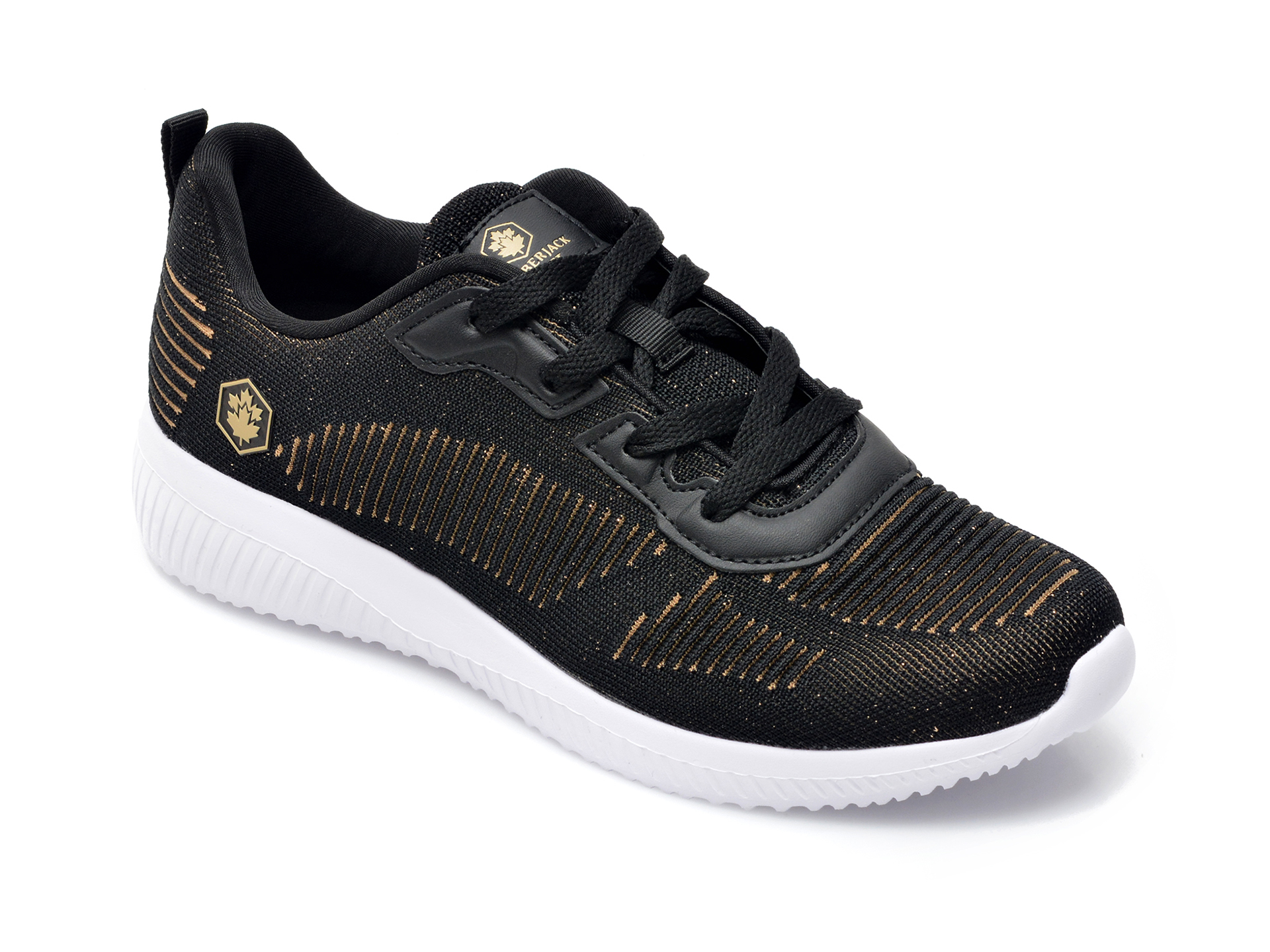 Pantofi sport LUMBERJACK negri, A921001, din material textil imagine Black Friday 2021