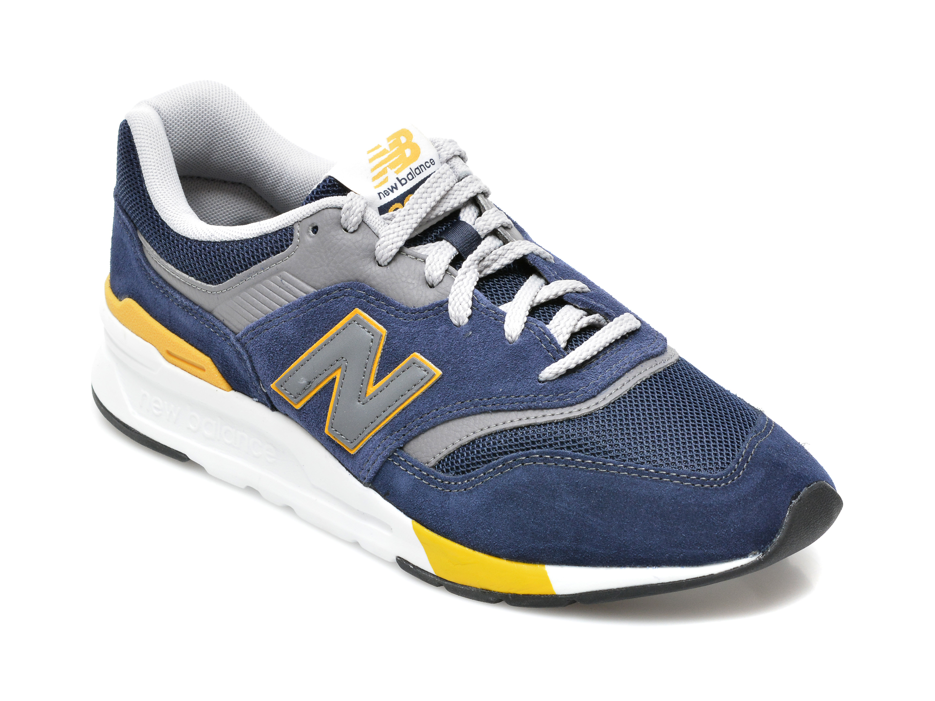 Pantofi sport NEW BALANCE albastri, CM997, din material textil si piele intoarsa New Balance New Balance