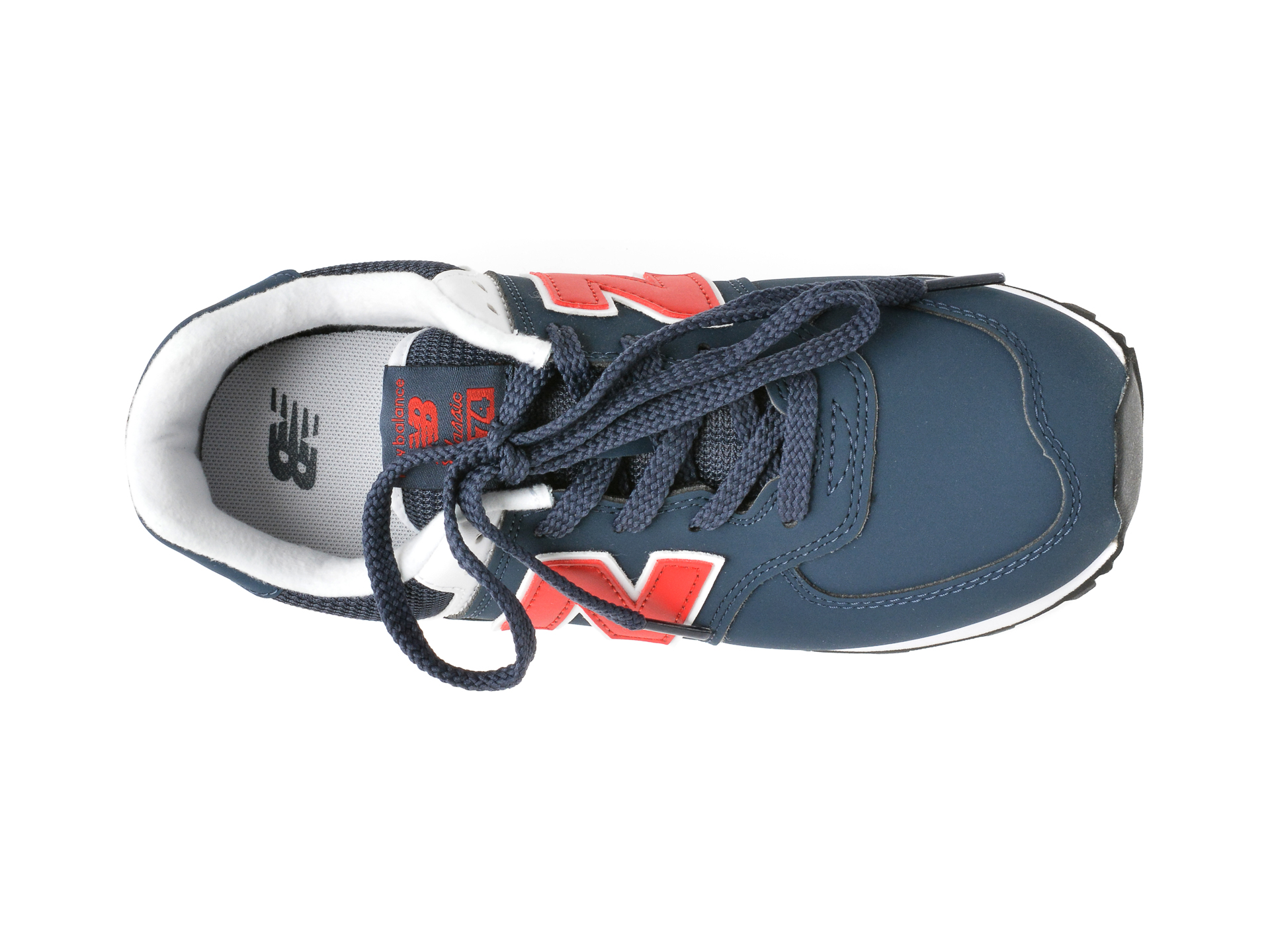 Pantofi sport NEW BALANCE bleumarin, GC574, din material textil si piele ecologica - 6