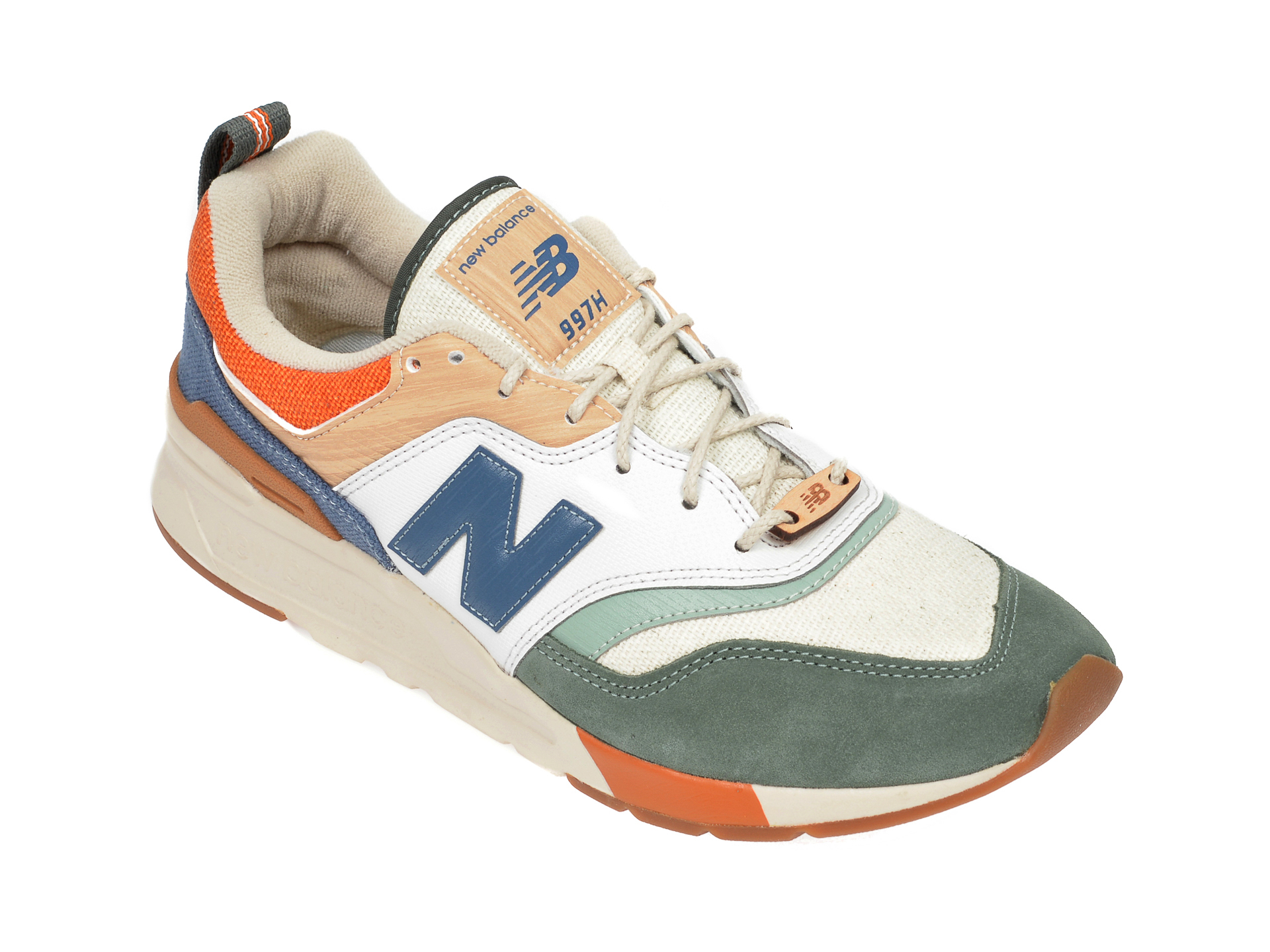 Pantofi sport NEW BALANCE multicolori, CM997, din material textil si piele intoarsa