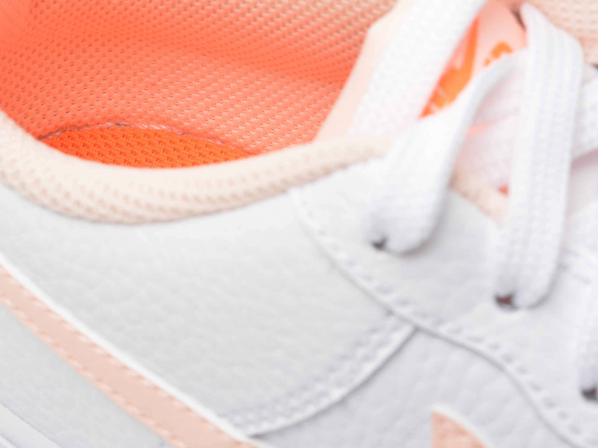 Pantofi sport NIKE albi, AIR FORCE 1 (GS), din piele naturala - 3