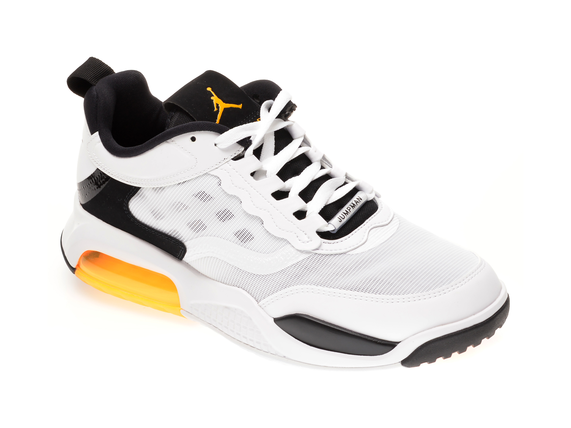 Pantofi sport NIKE albi, JORDAN MAX 200, din material textil si piele ecologica imagine