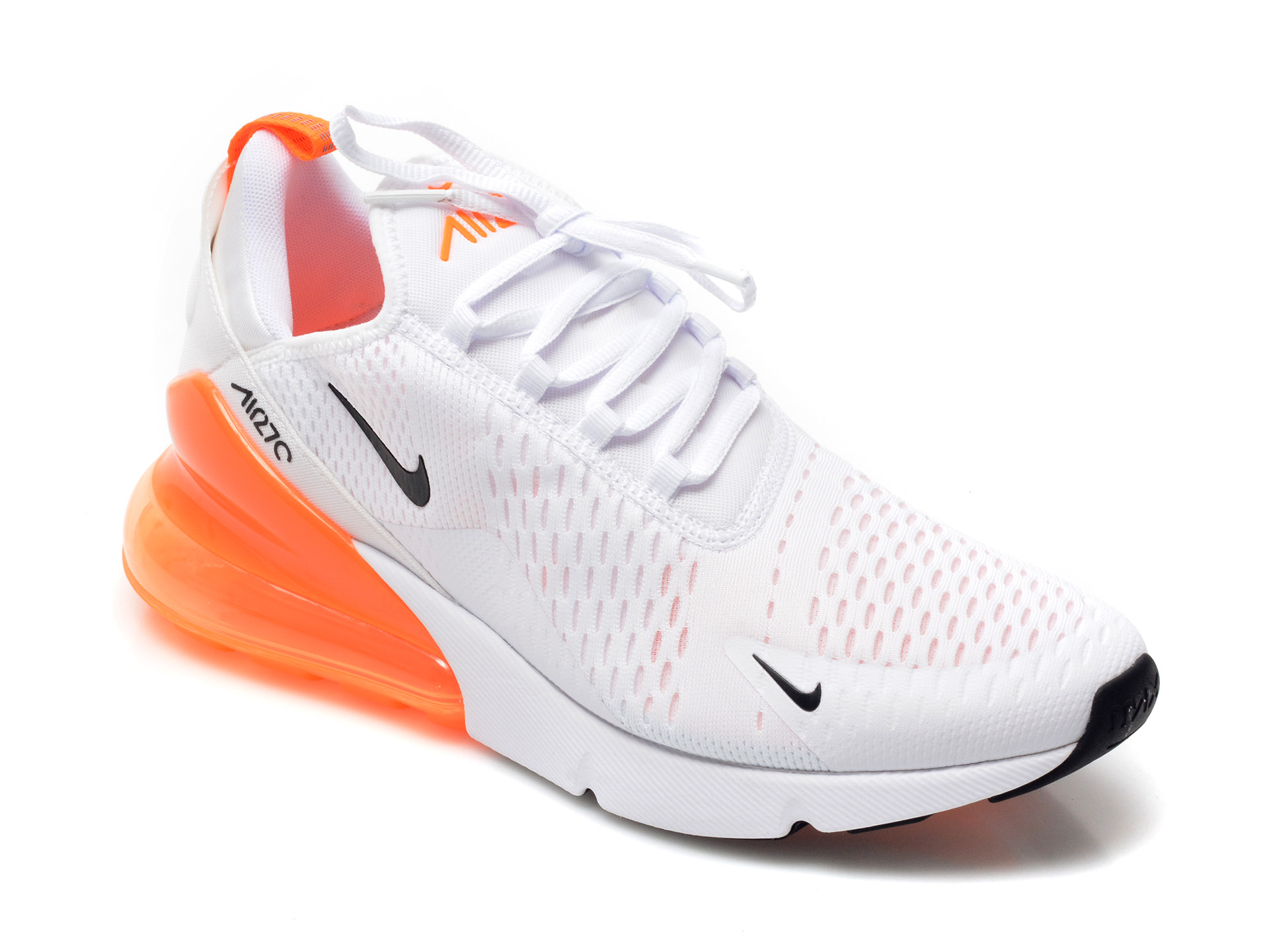 Pantofi sport NIKE albi, NIKE AIR MAX 270 ESS WT, din material textil Nike
