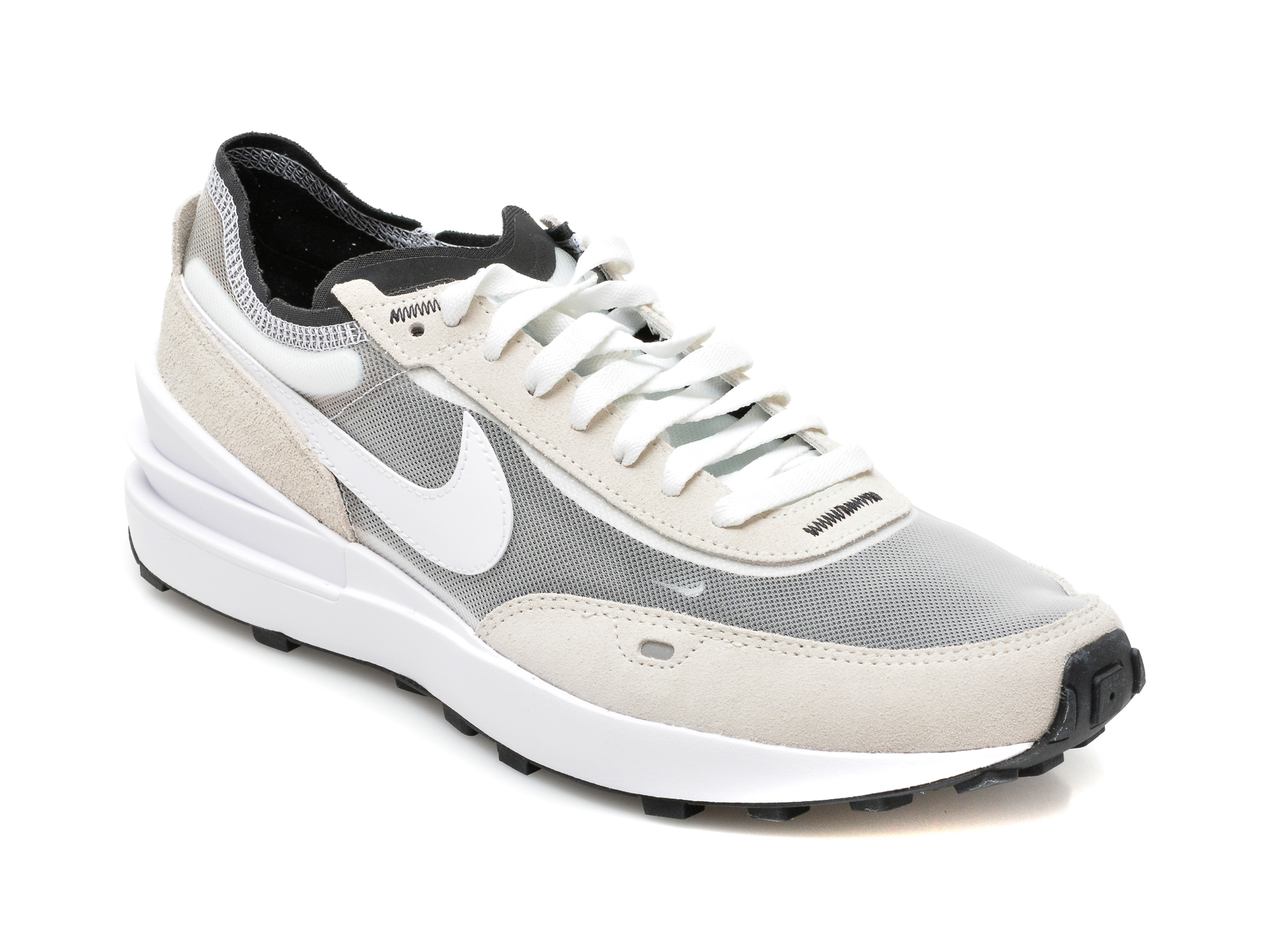 Pantofi sport NIKE albi, WAFFLE ONE, din material textil Nike Nike