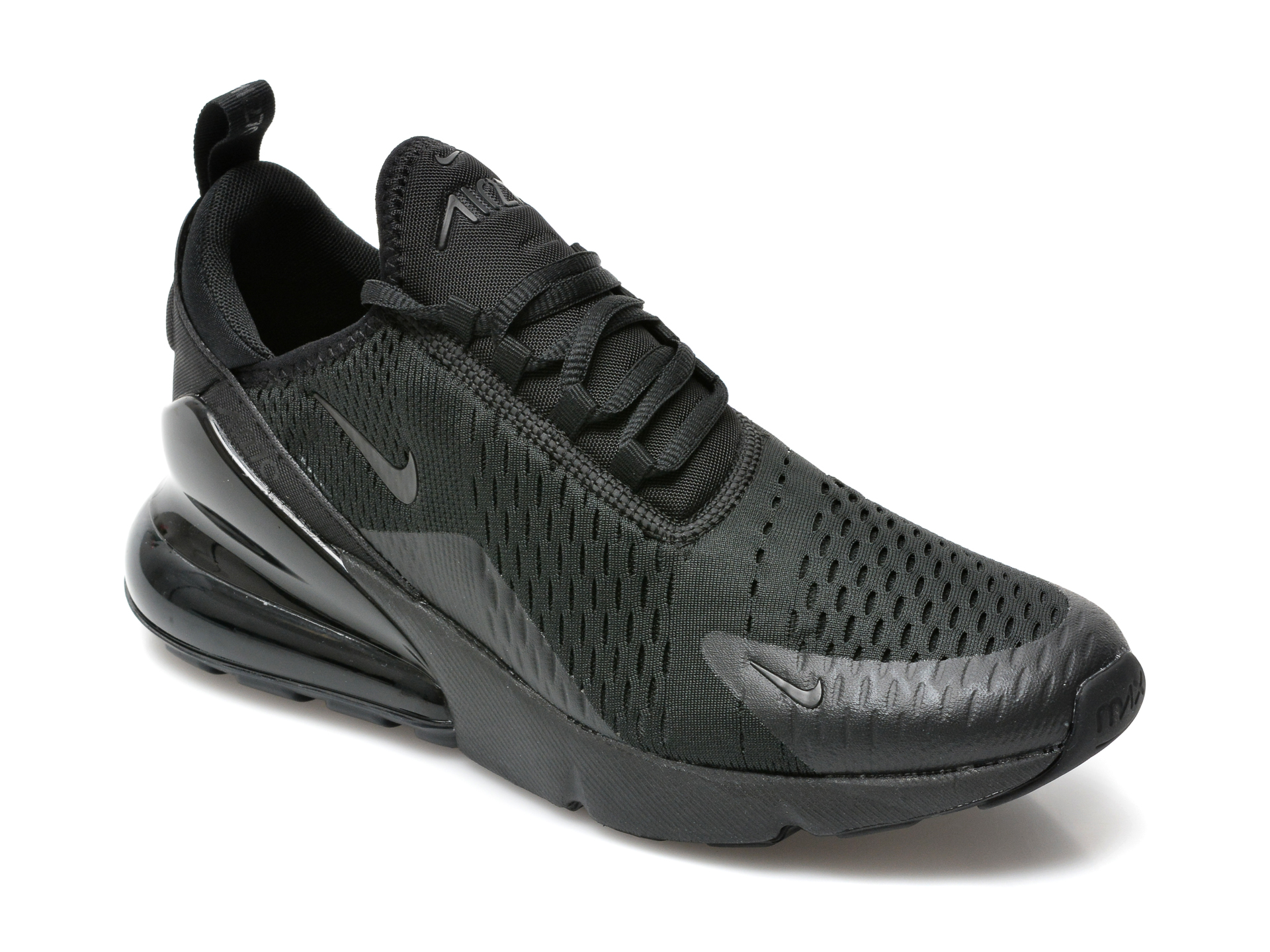 Pantofi sport NIKE negri,AIR MAX 270, din material textil imagine Black Friday 2021