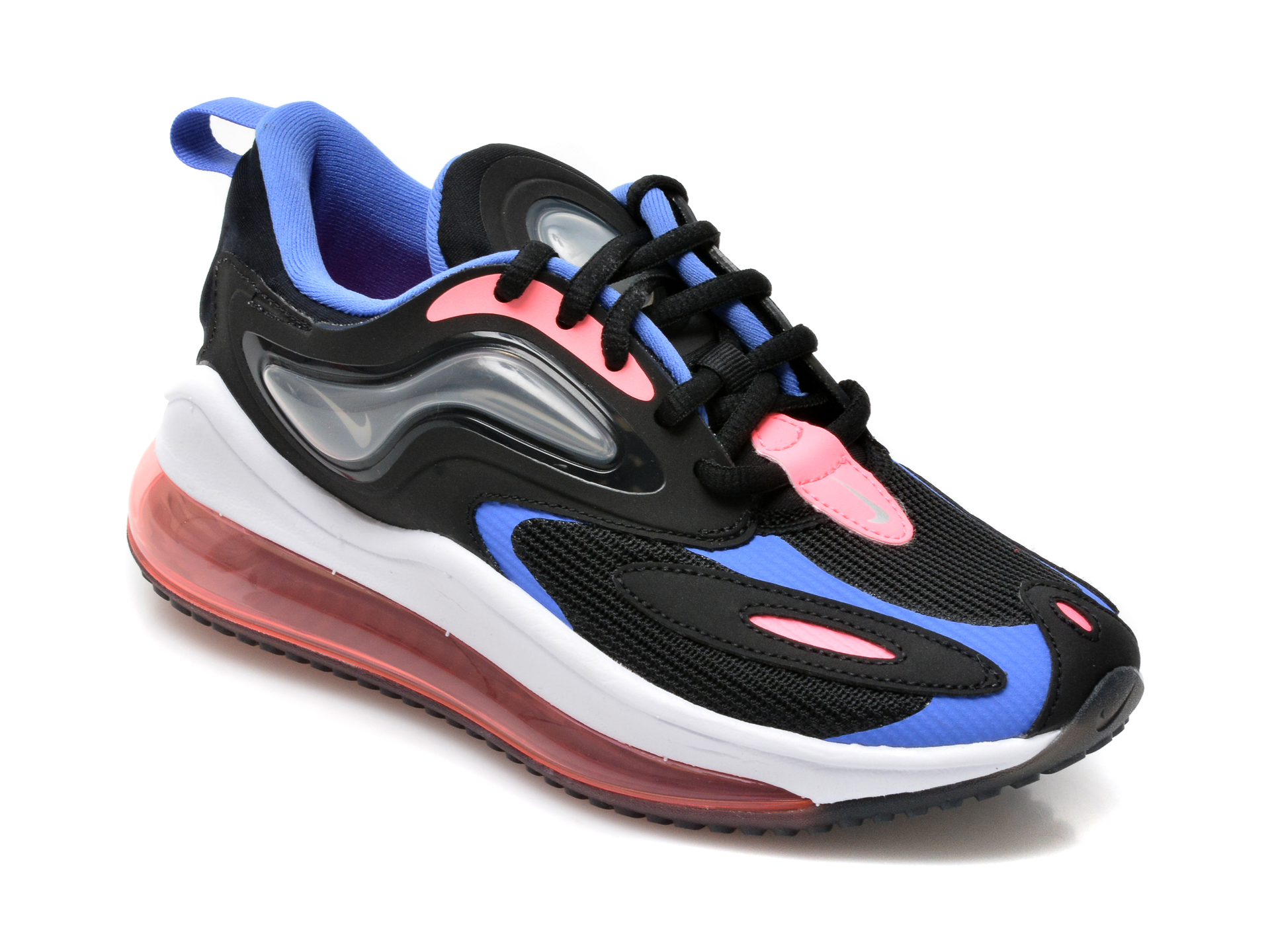 Pantofi sport NIKE negri, Nike Air Max Zephyr (Gs), din piele ecologica si material textil imagine otter.ro