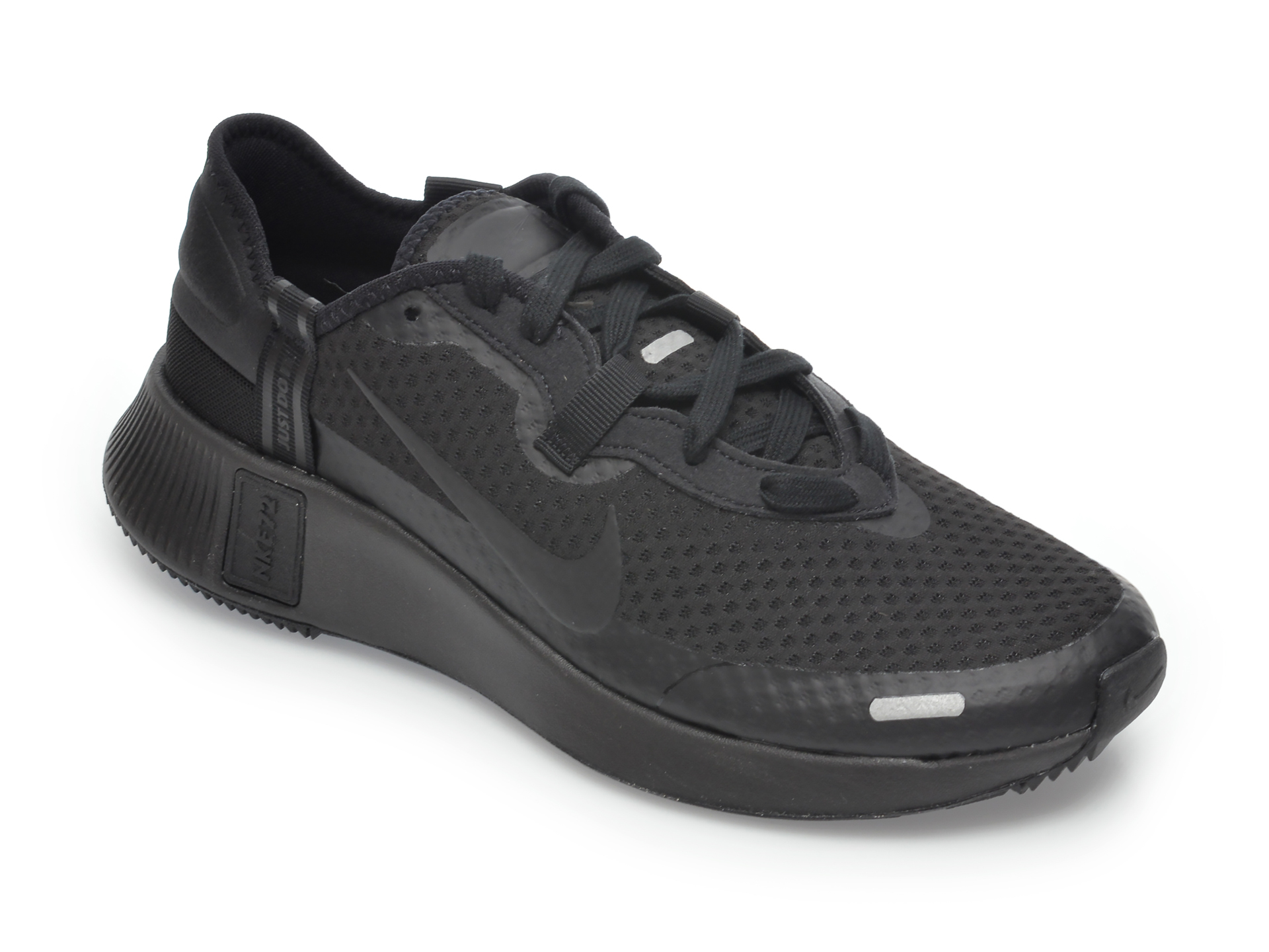 Pantofi sport NIKE negri, NIKE REPOSTO, din material textil Nike Nike
