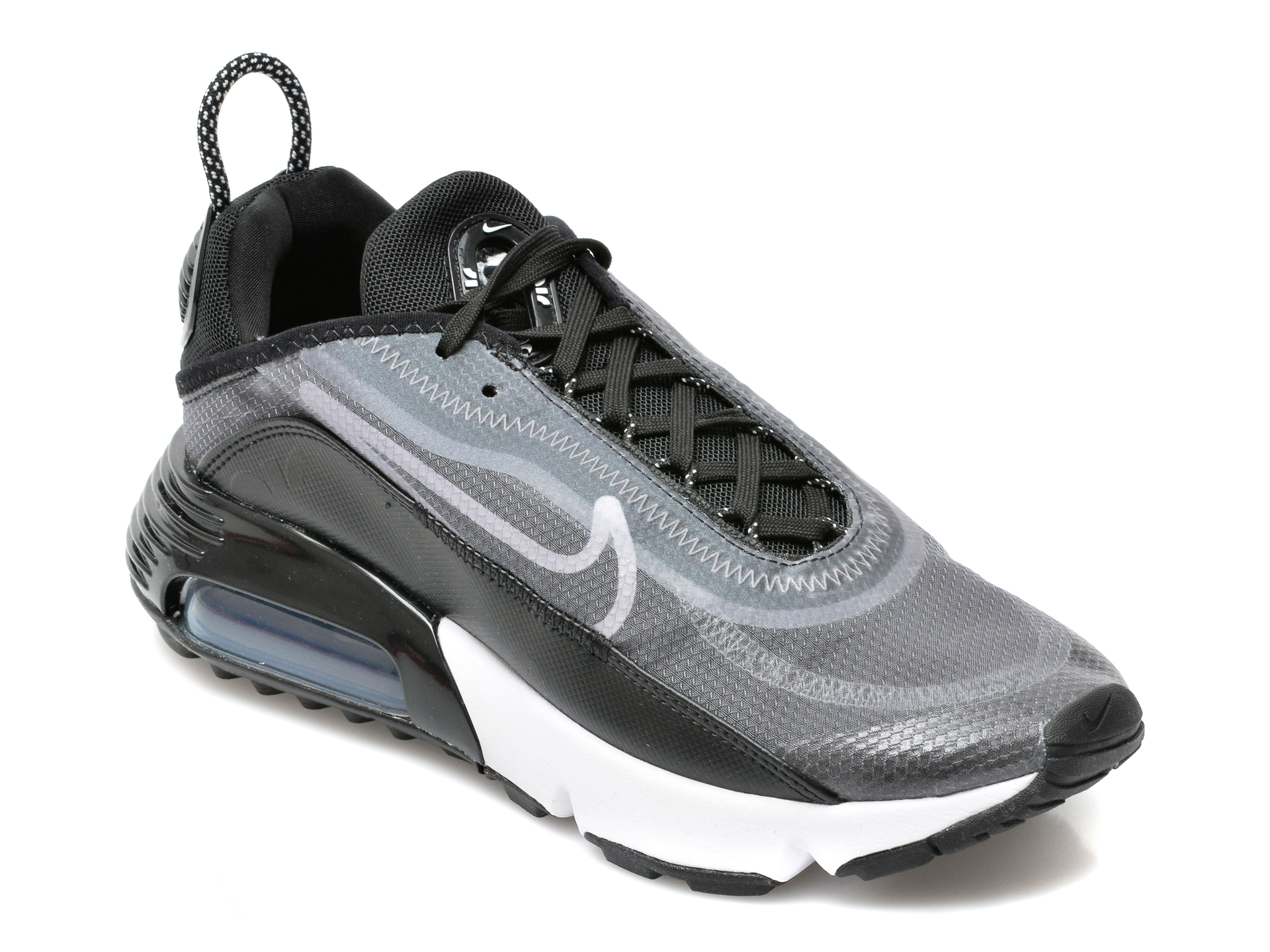 Pantofi sport NIKE negri,W AIR MAX 2090, din material textil imagine Black Friday 2021