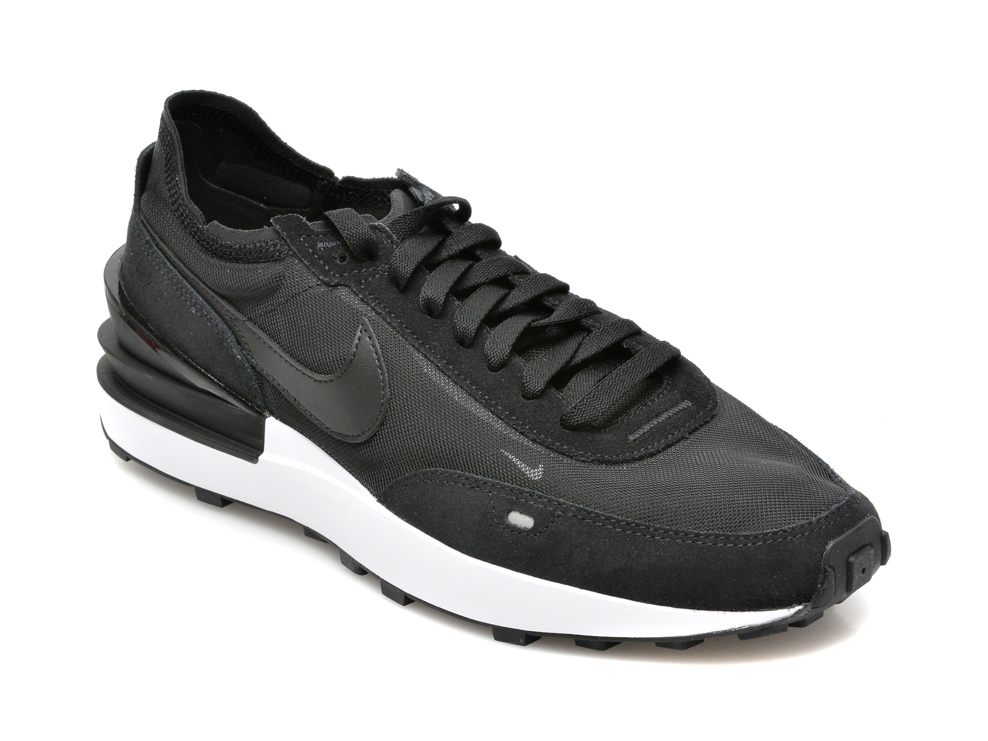 Pantofi sport NIKE negri, WAFFLE ONE, din material textil Nike Nike
