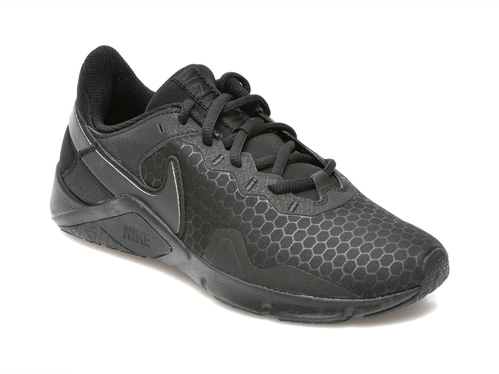 Pantofi sport NIKE negri, WMNS NIKE LEGEND ESSENTIAL 2, din material textil Nike imagine noua