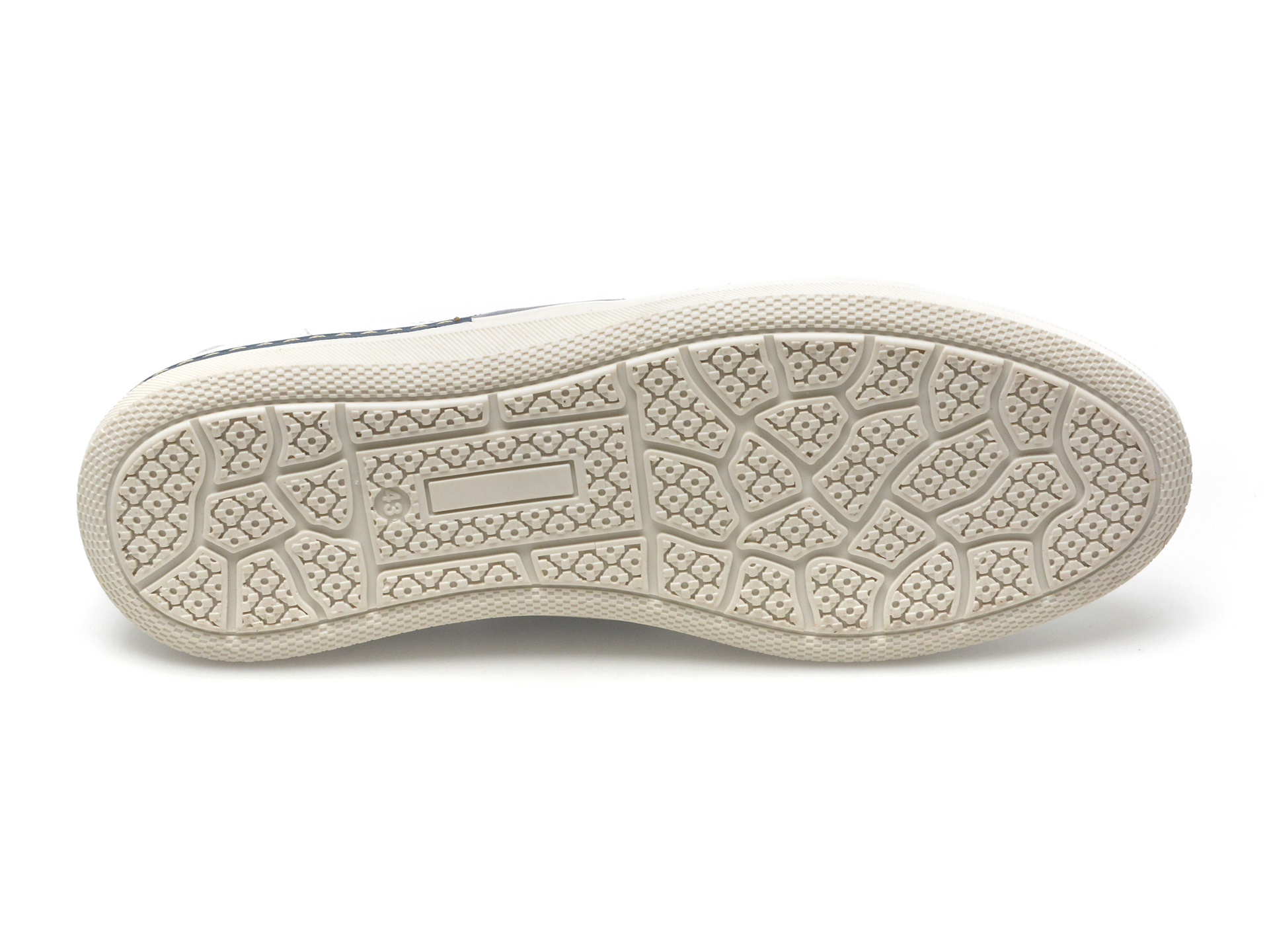 Pantofi sport OTTER albi, 3425, din piele naturala