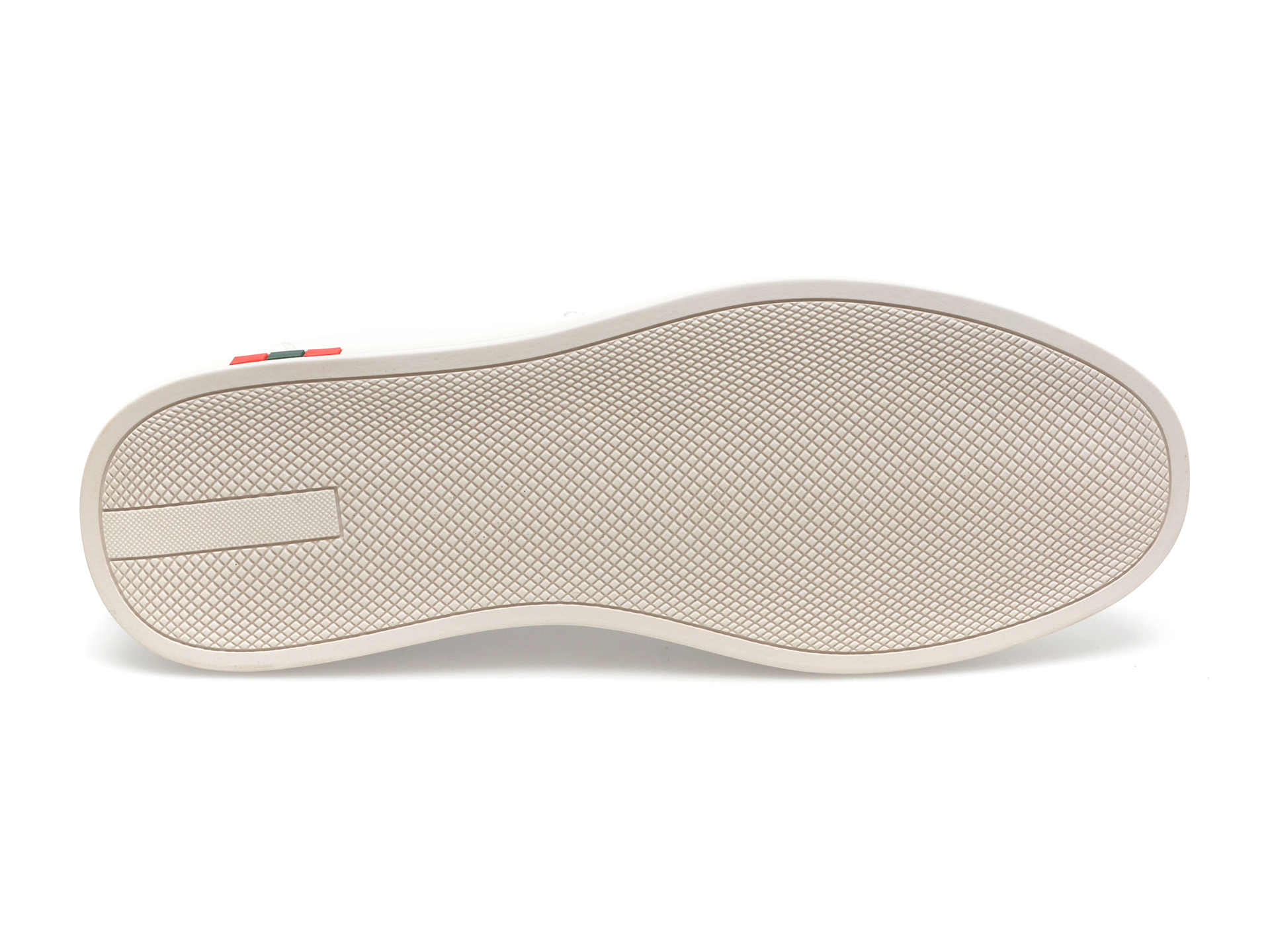 Pantofi sport OTTER albi, J220019, din piele naturala