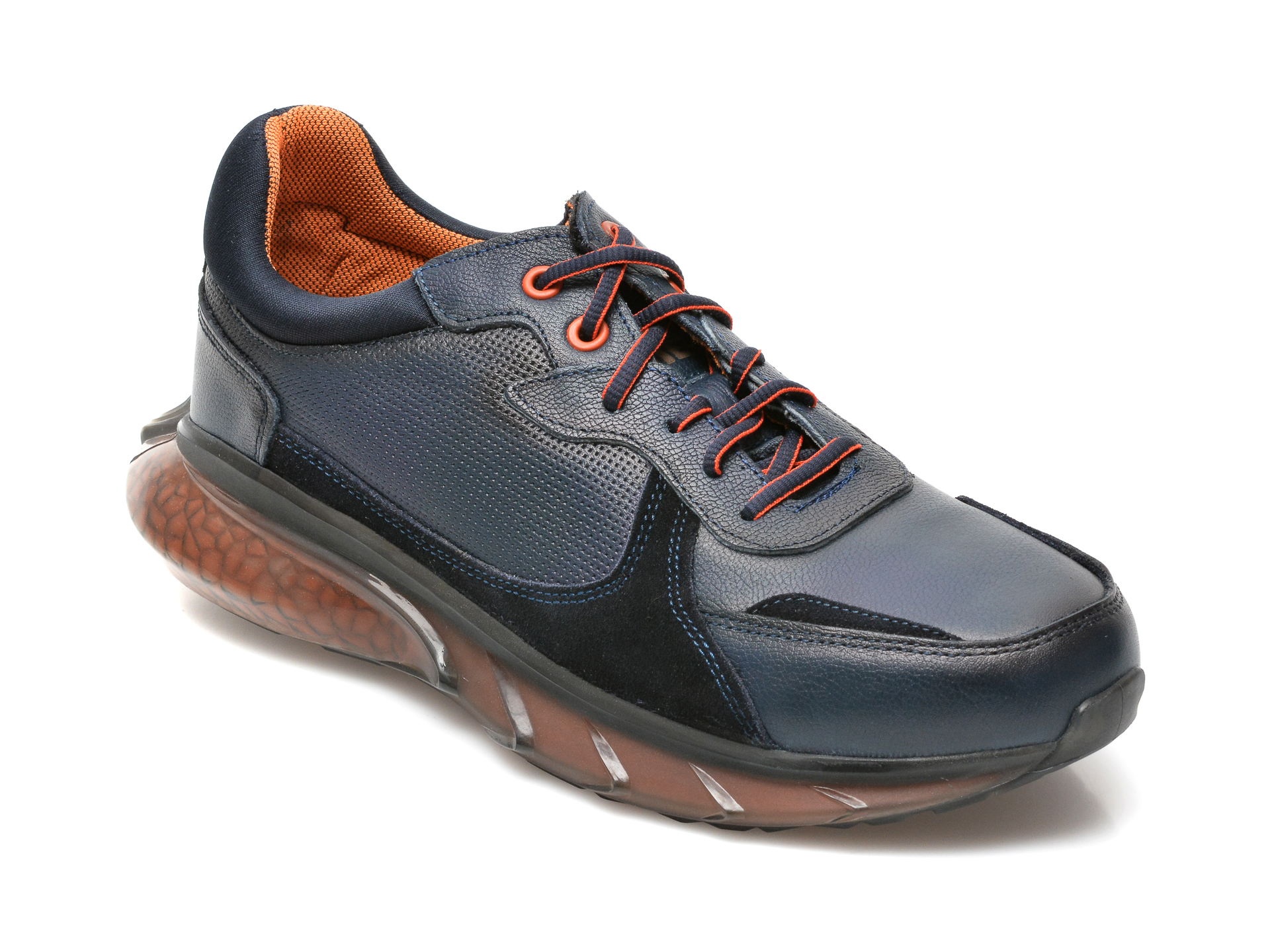 Pantofi sport OTTER bleumarin, 21RBY11, din piele naturala otter.ro imagine noua 2022
