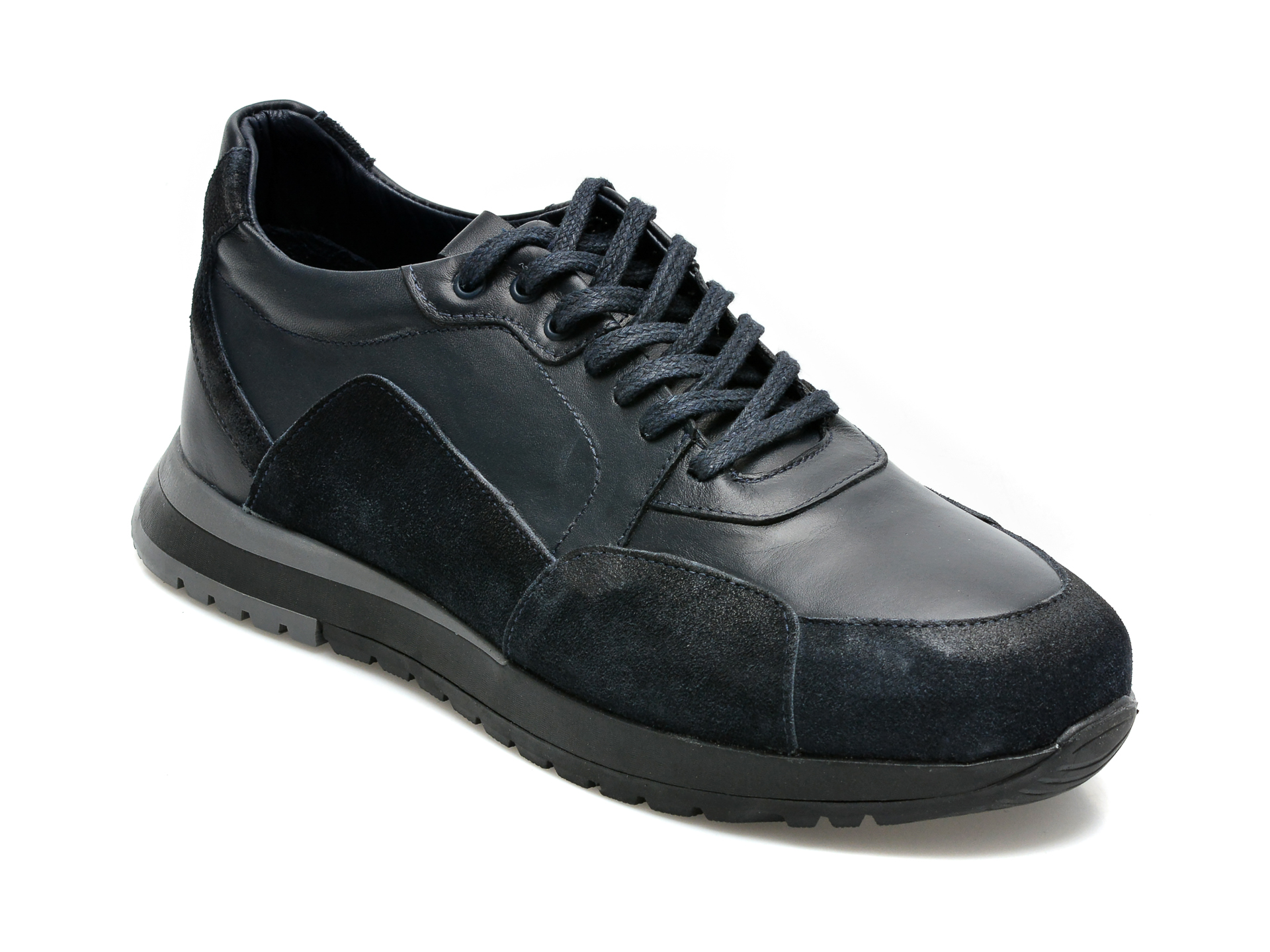 Pantofi sport OTTER bleumarin, M66409, din piele naturala