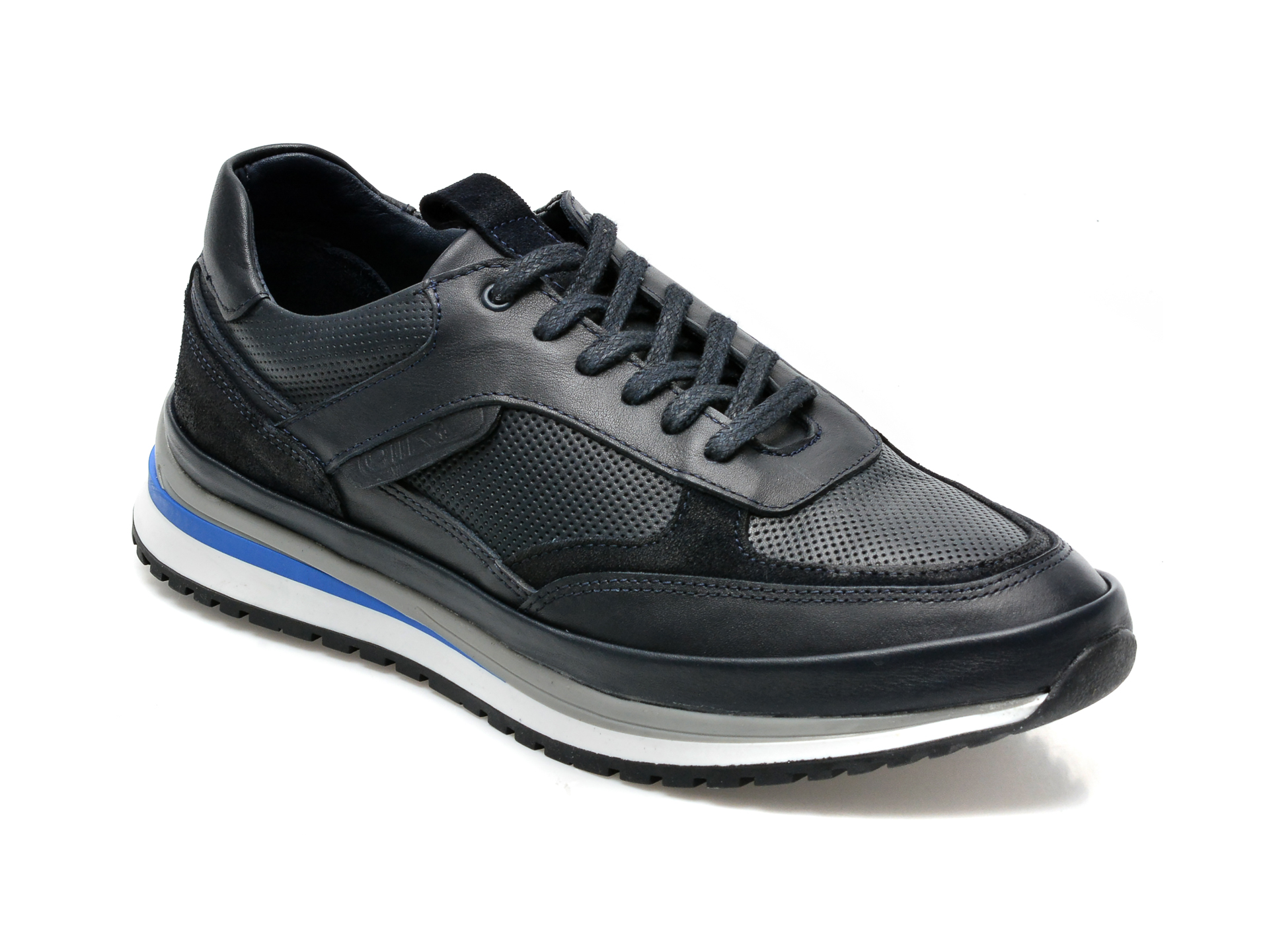 Pantofi sport OTTER bleumarin, M67149, din piele naturala
