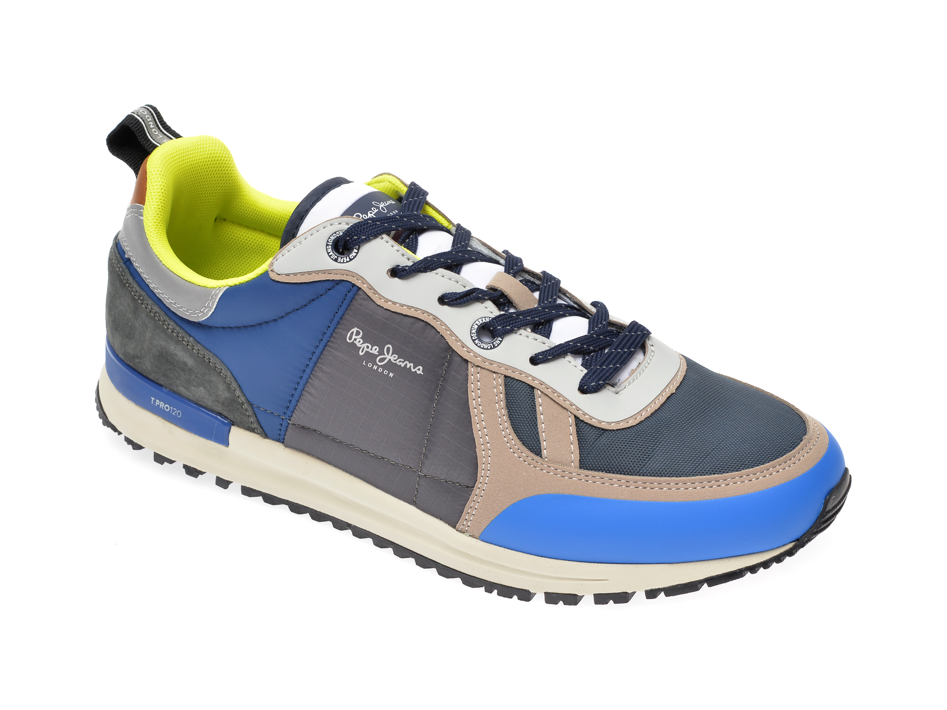 Pantofi sport PEPE JEANS albastri, MS30622, din piele naturala imagine