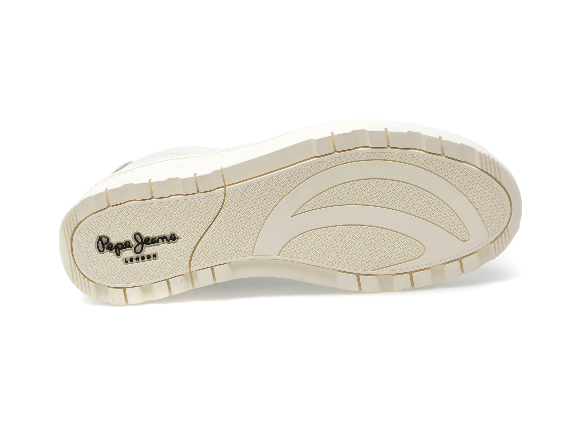 Pantofi sport PEPE JEANS albi, LS31473, din piele naturala