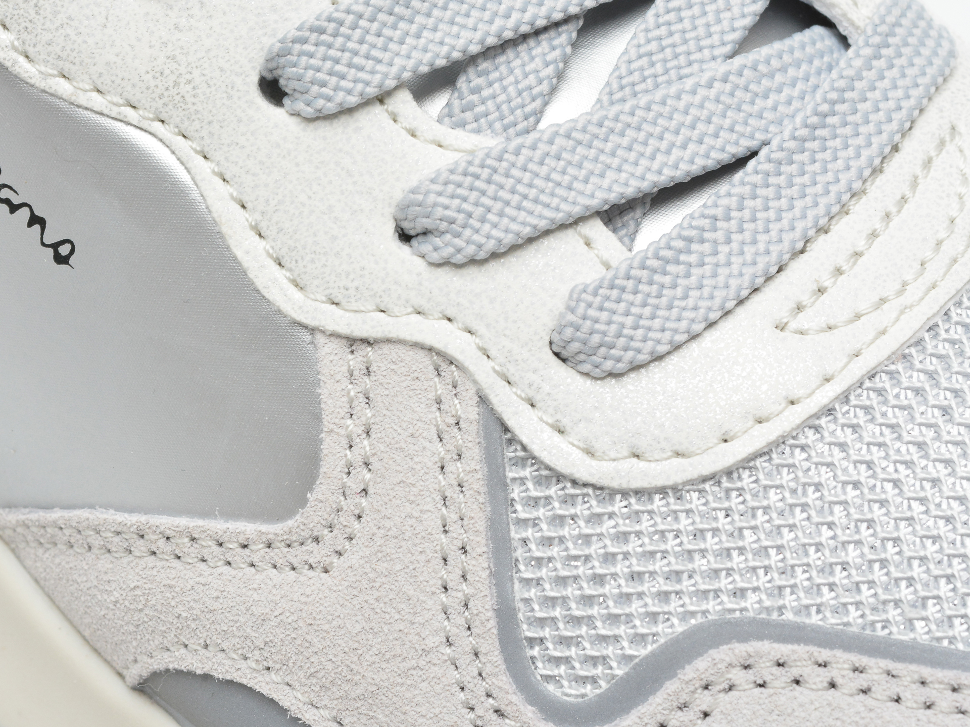 Poze Pantofi sport PEPE JEANS argintii, LS31453, din material textil si piele intoarsa otter.ro