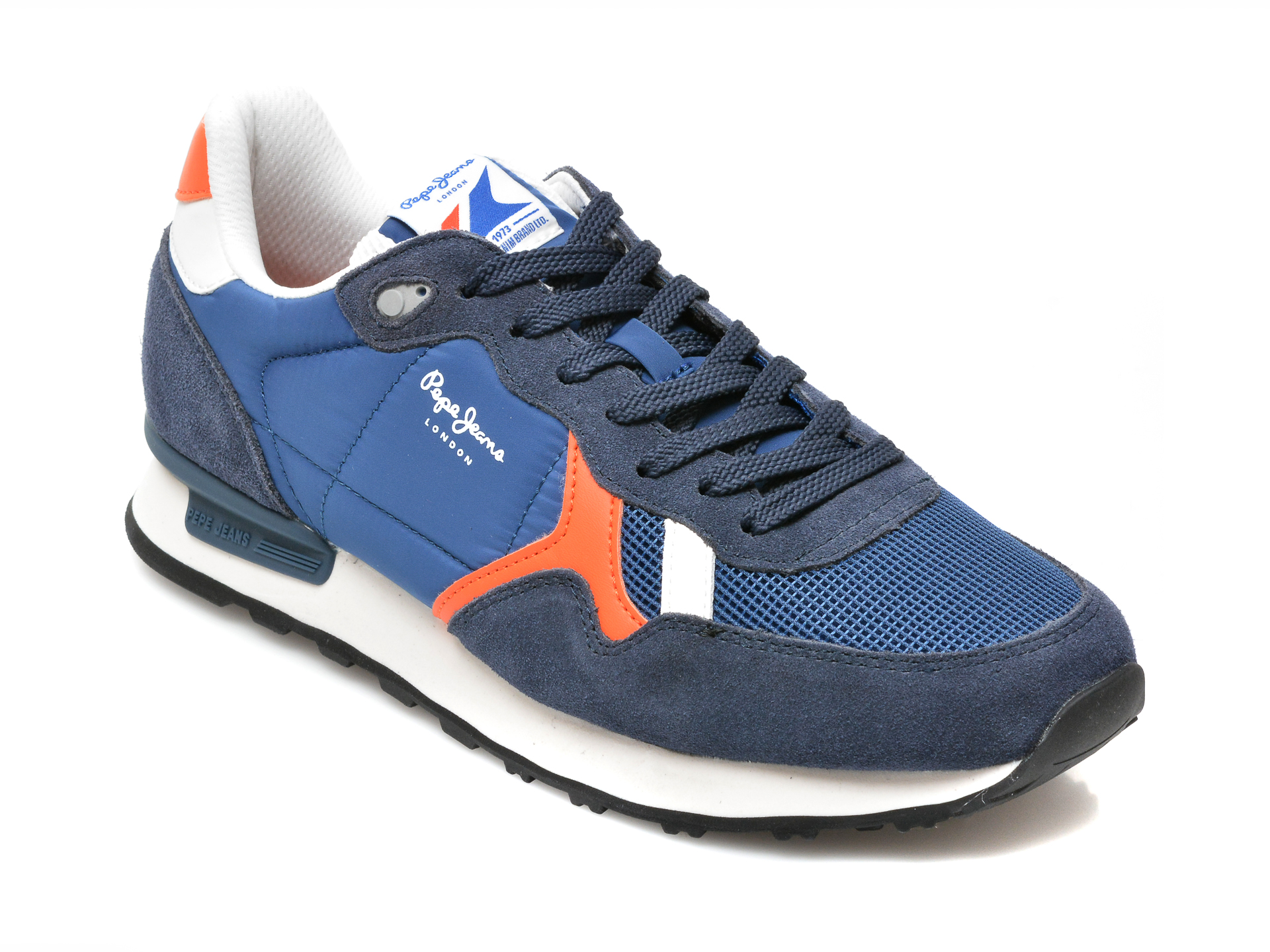 Pantofi sport PEPE JEANS bleumarin, MS30806, din material textil si piele naturala otter.ro imagine 2022 reducere