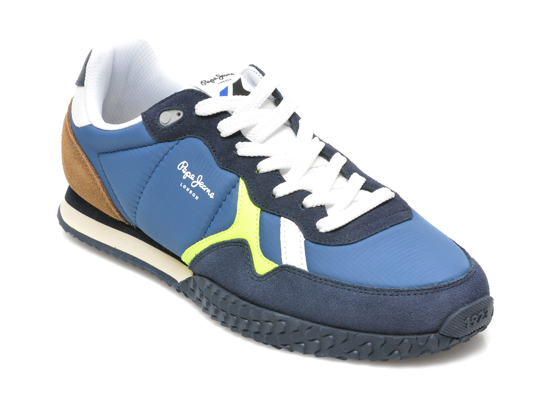 Pantofi sport PEPE JEANS bleumarin, MS30819, din material textil 2023 ❤️ Pret Super Black Friday otter.ro imagine noua 2022