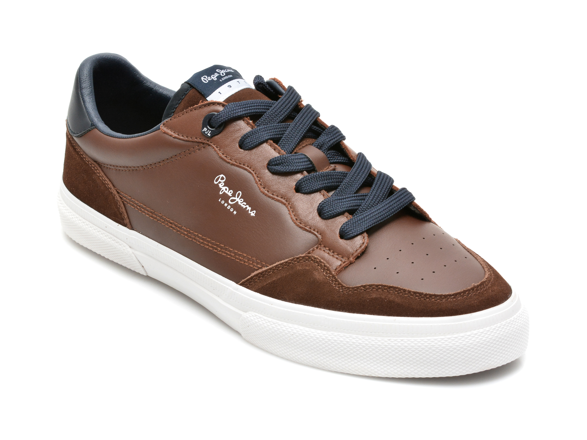 Pantofi sport PEPE JEANS maro, MS30765, din piele naturala otter.ro otter.ro