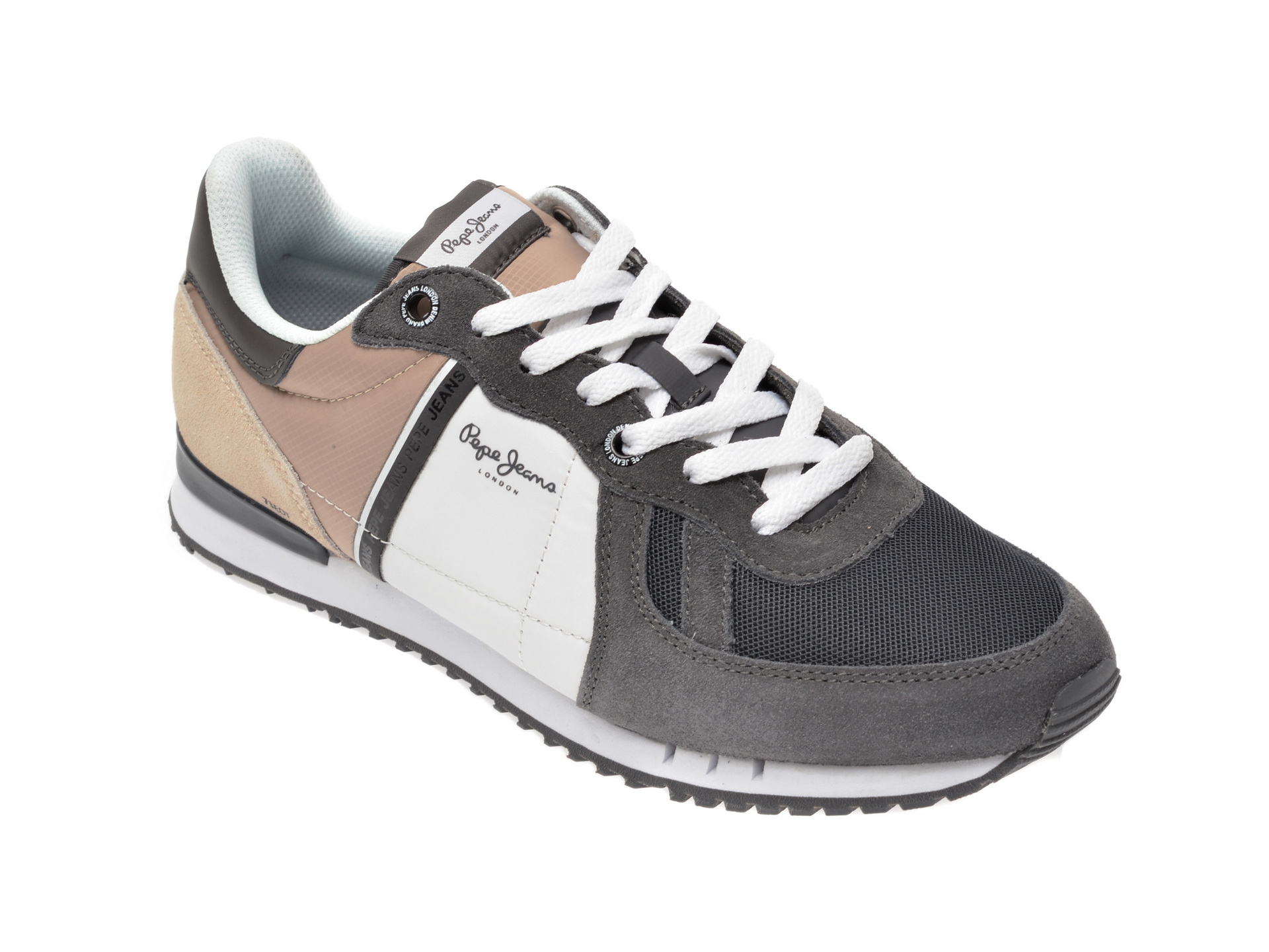 Pantofi sport PEPE JEANS multicolor, MS30612, din material textil si piele intoarsa imagine