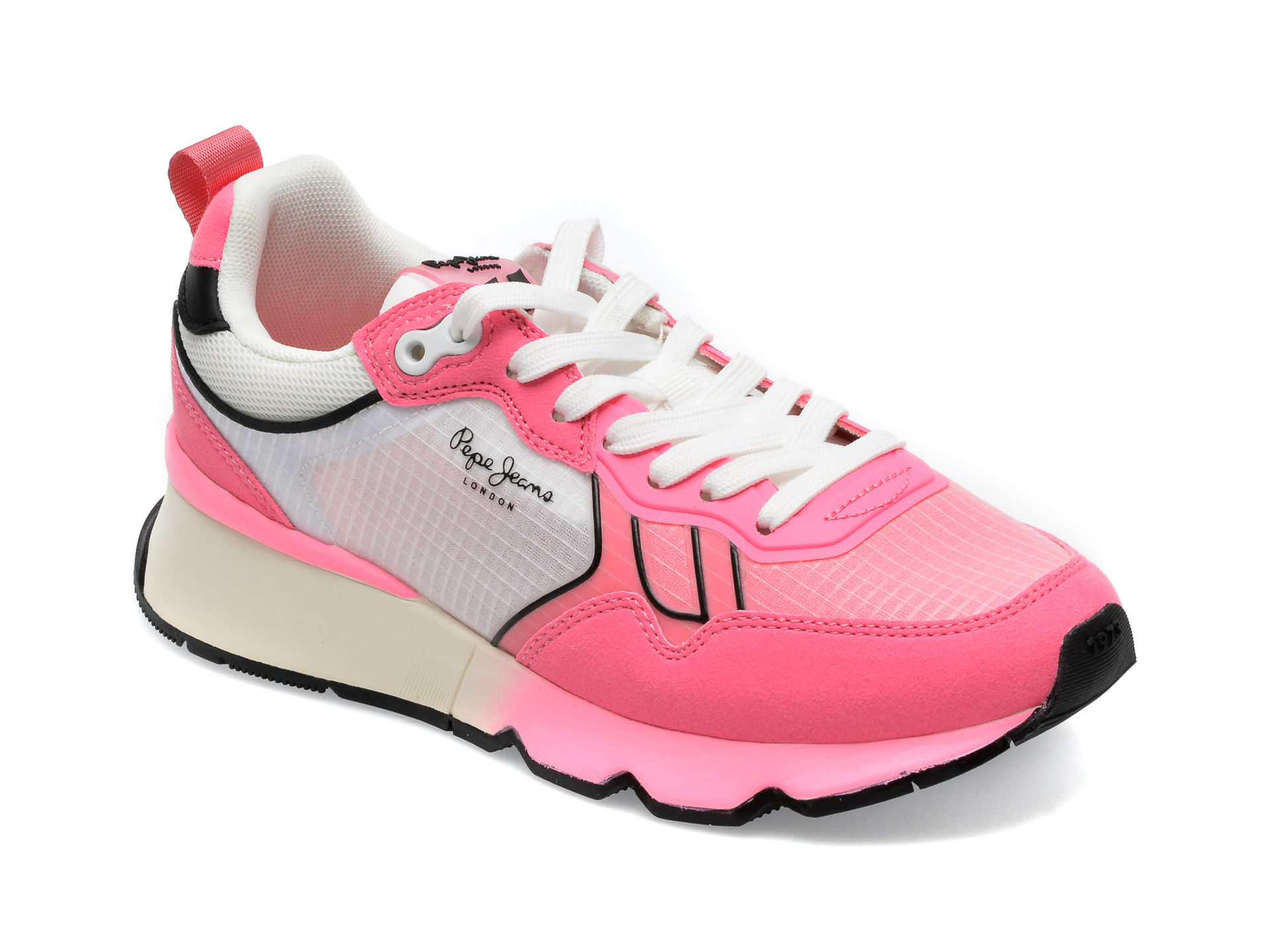 Pantofi sport PEPE JEANS roz, LS31460, din material textil /femei/pantofi imagine noua