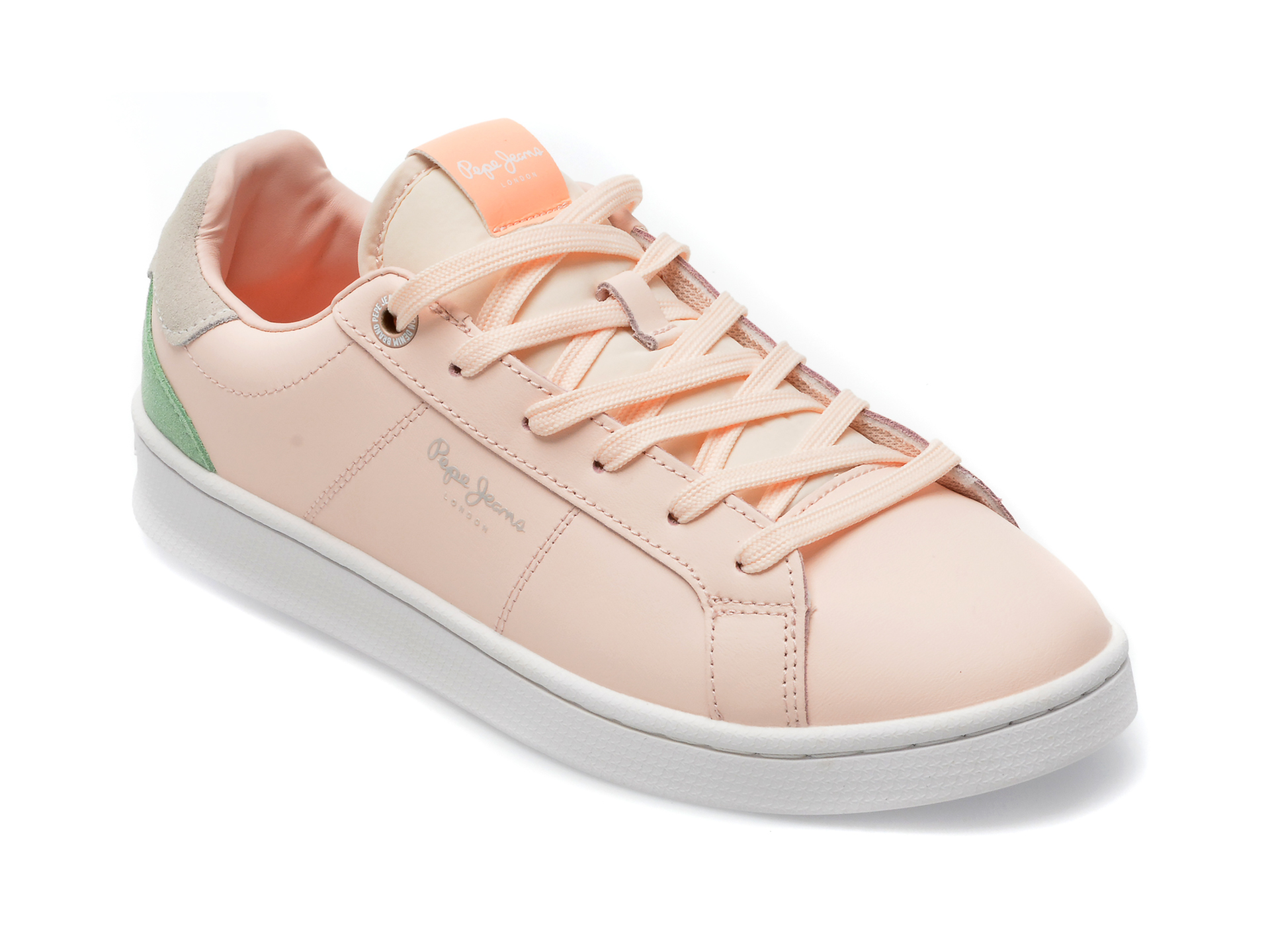 Pantofi sport PEPE JEANS roz, LS31467, din piele ecologica /femei/pantofi imagine super redus 2022