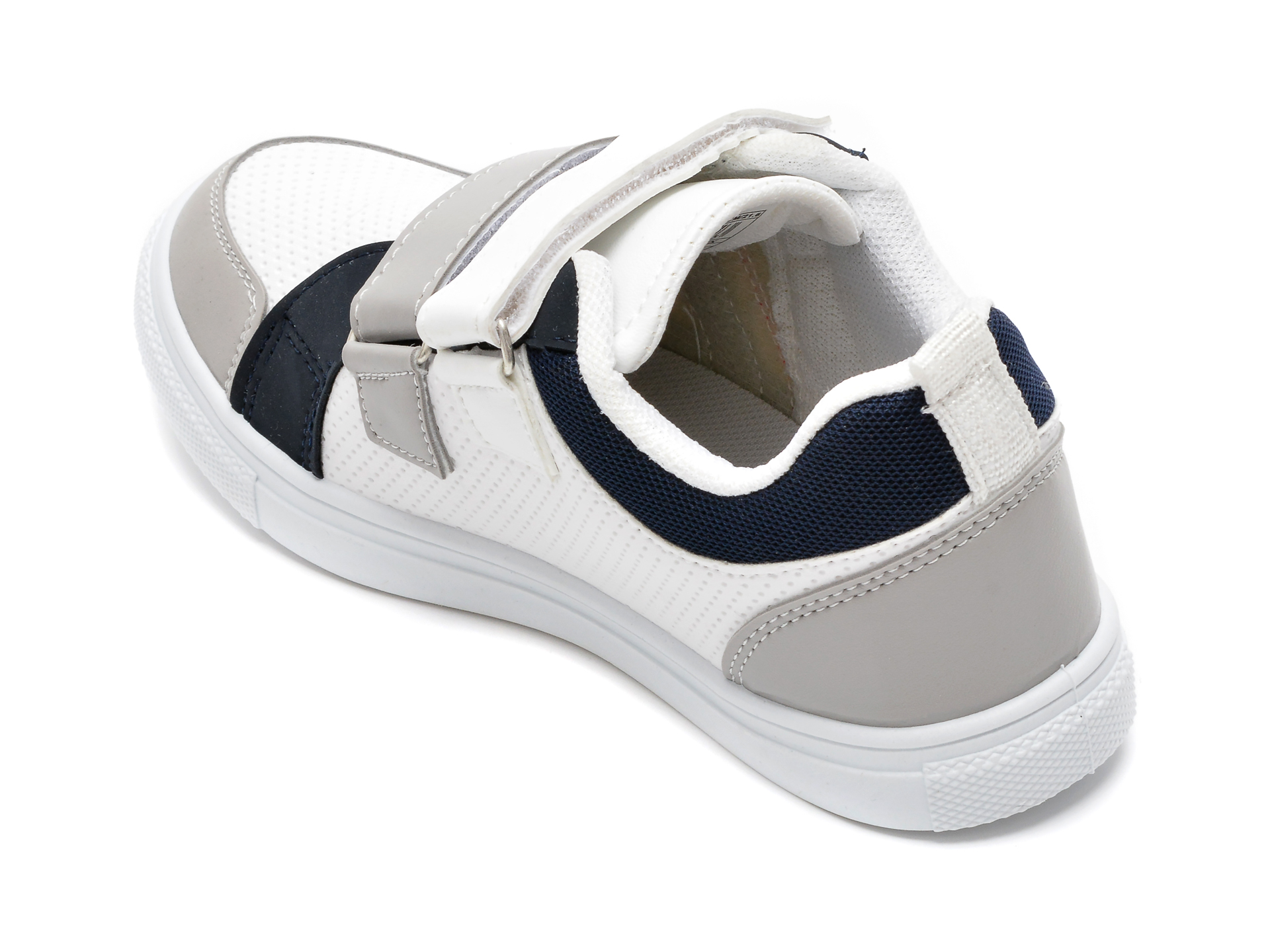 Pantofi sport POLARIS albi, 520209, din piele ecologica - 5